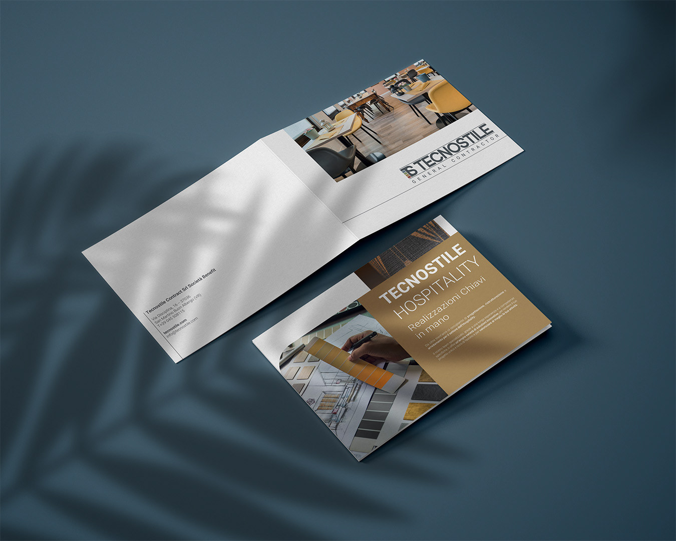 Realizzazione brochure in A3 per Tecnostile Contract