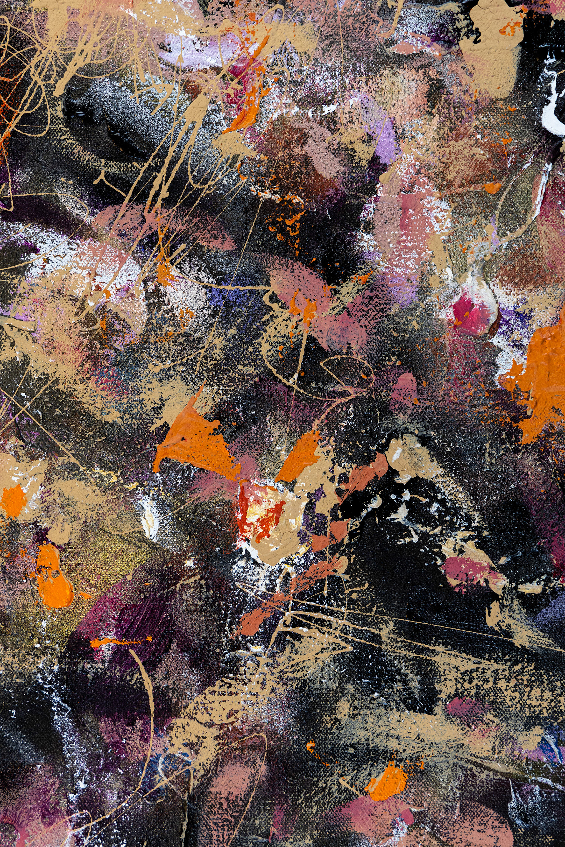 Detail: Swamp Gas, 22x28 inches