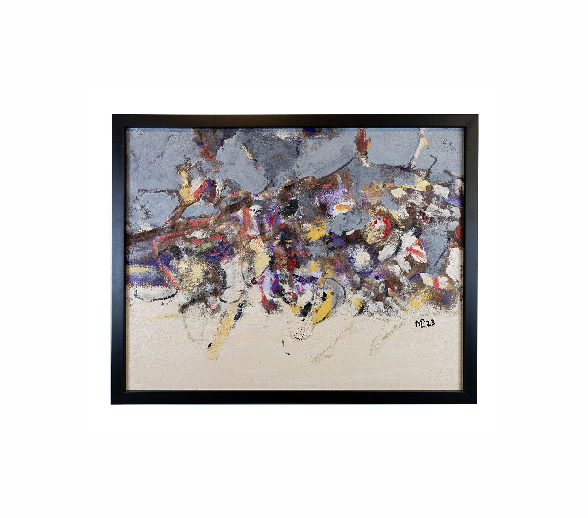 Sandbagging, 28x22 inches 