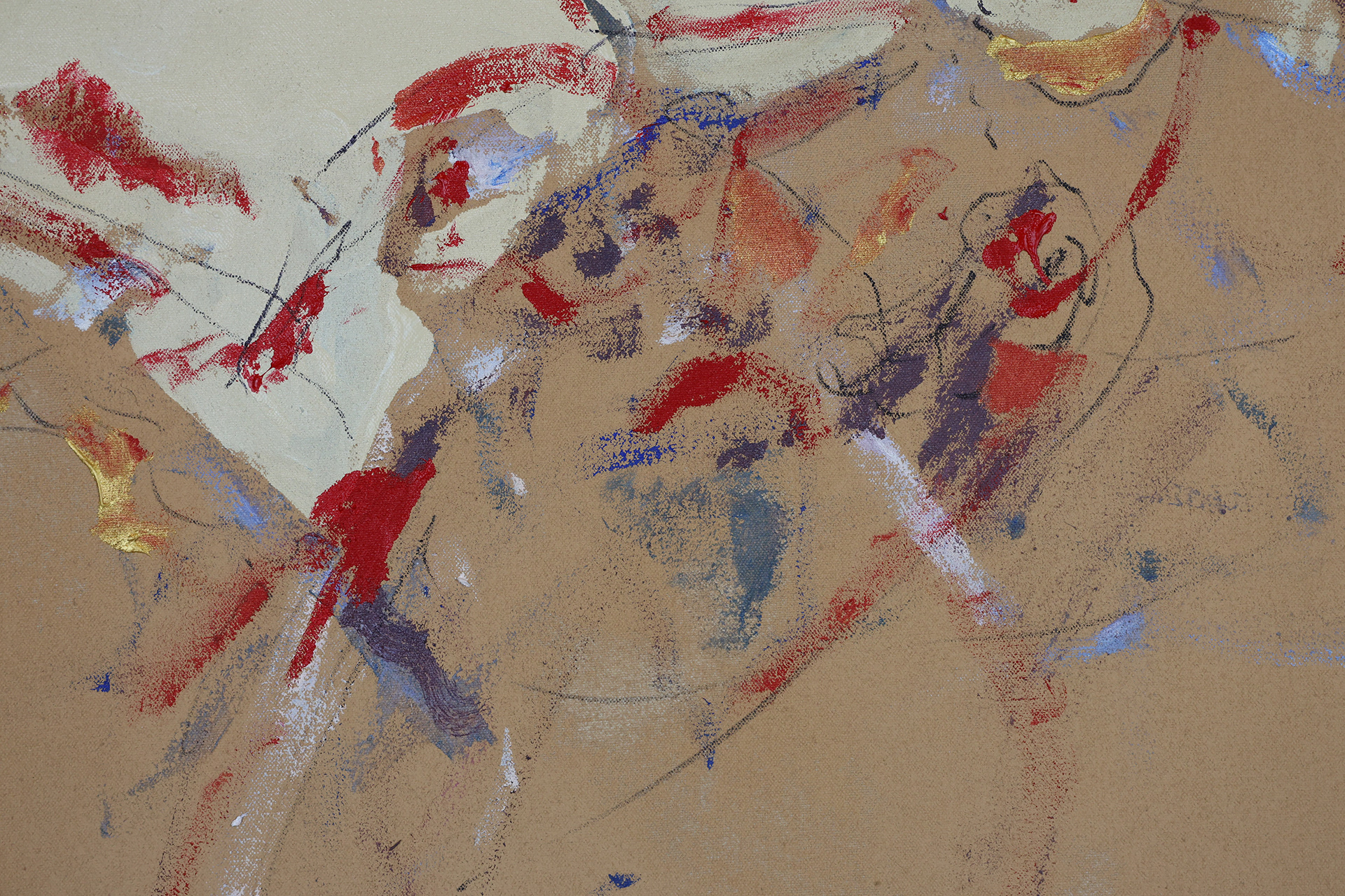 Detail: Summer Wages, 28x22 inches