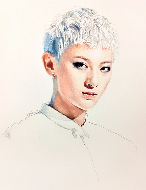 Colored pencil
