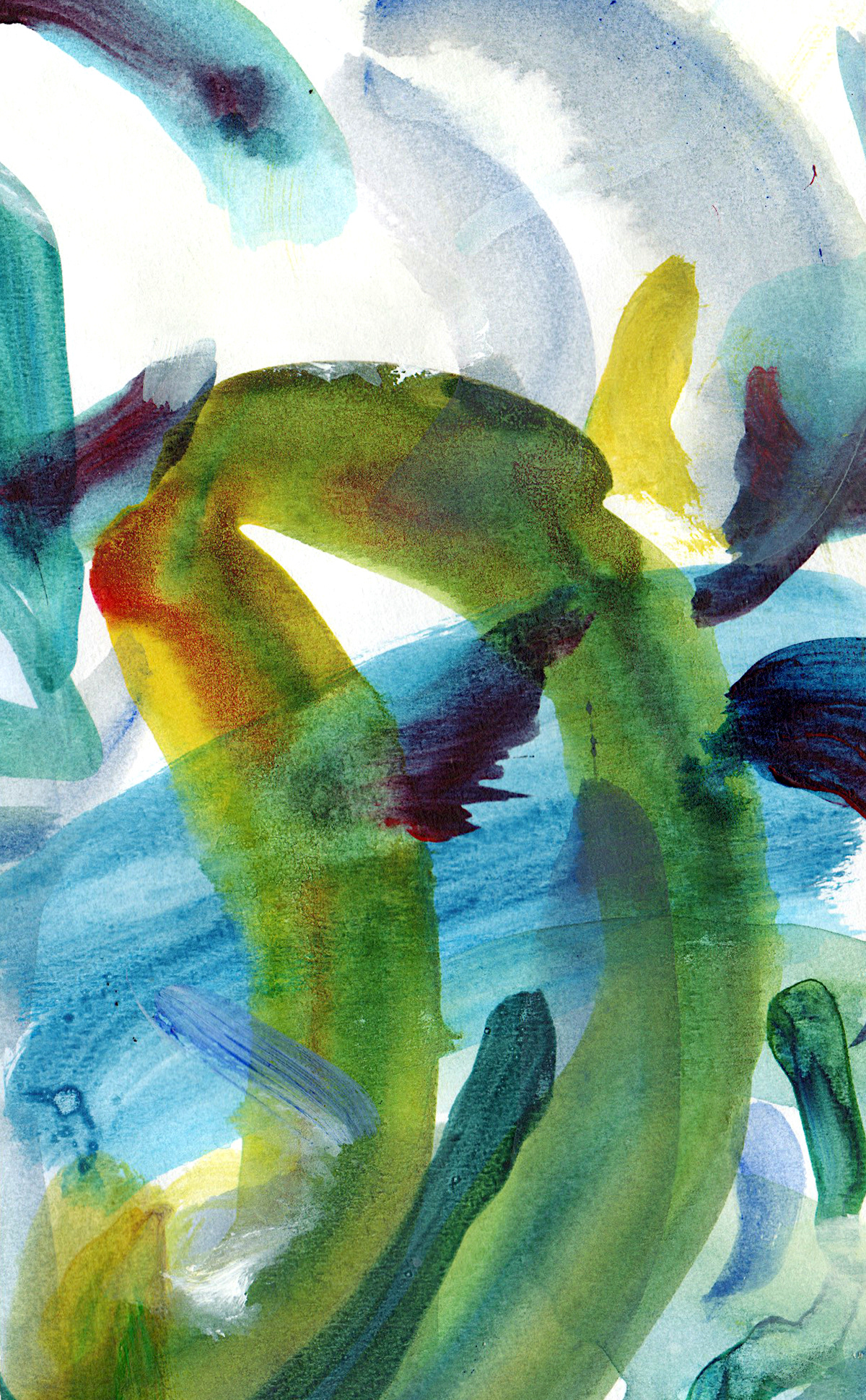 Swim | Acrylic on paper 2023