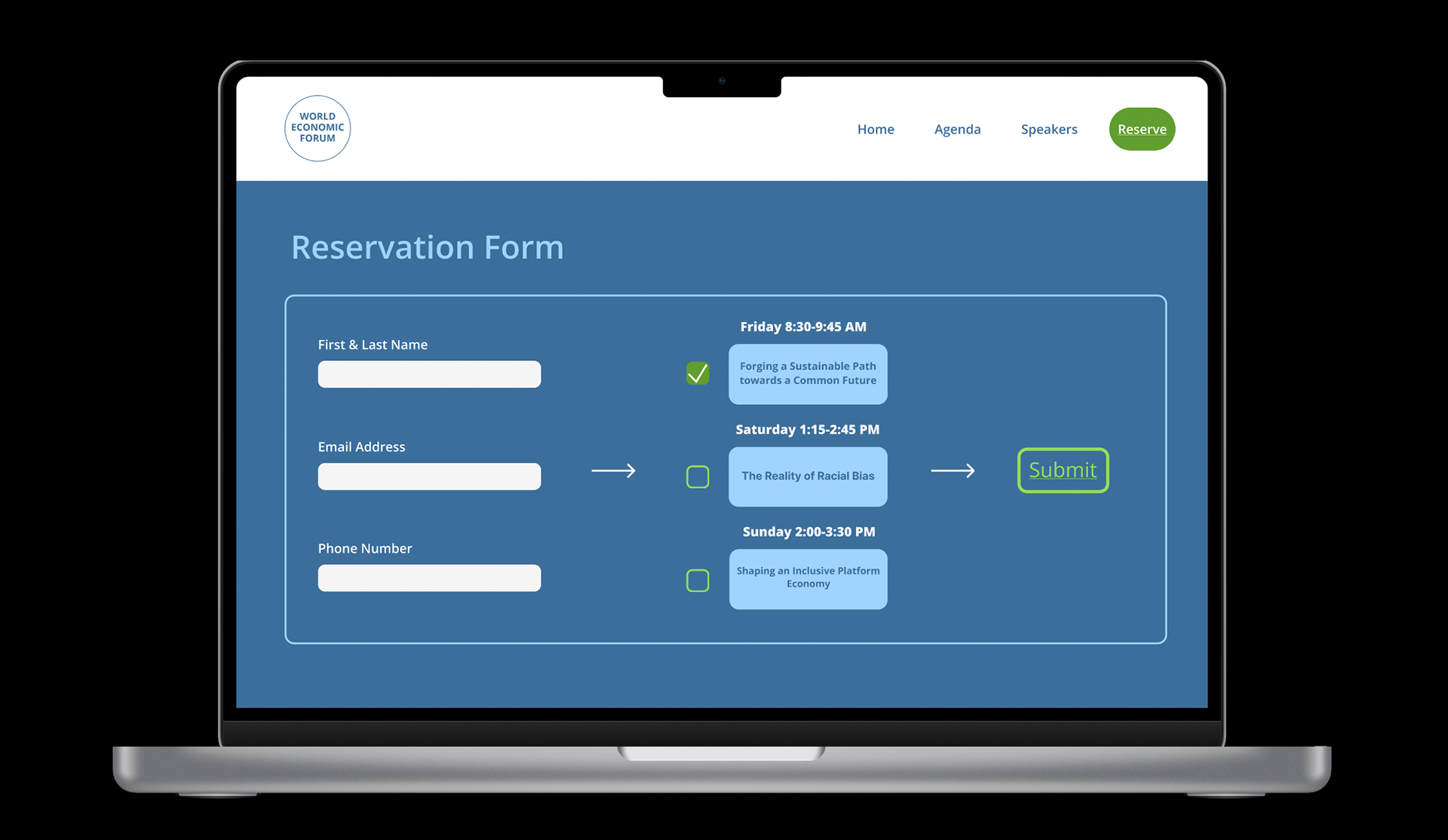 Reservation Form