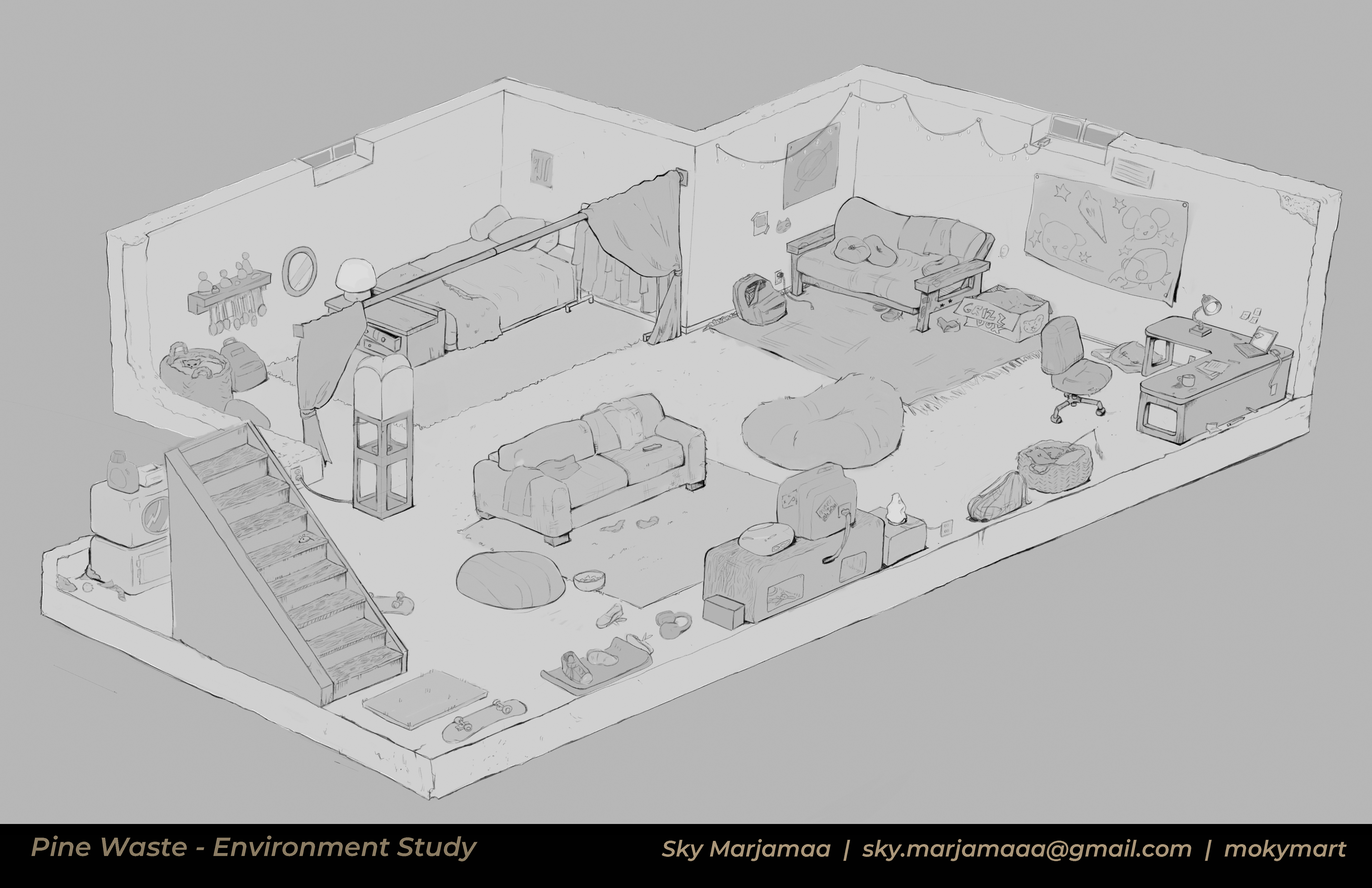 Pine Waste Prequel Cutout Environment