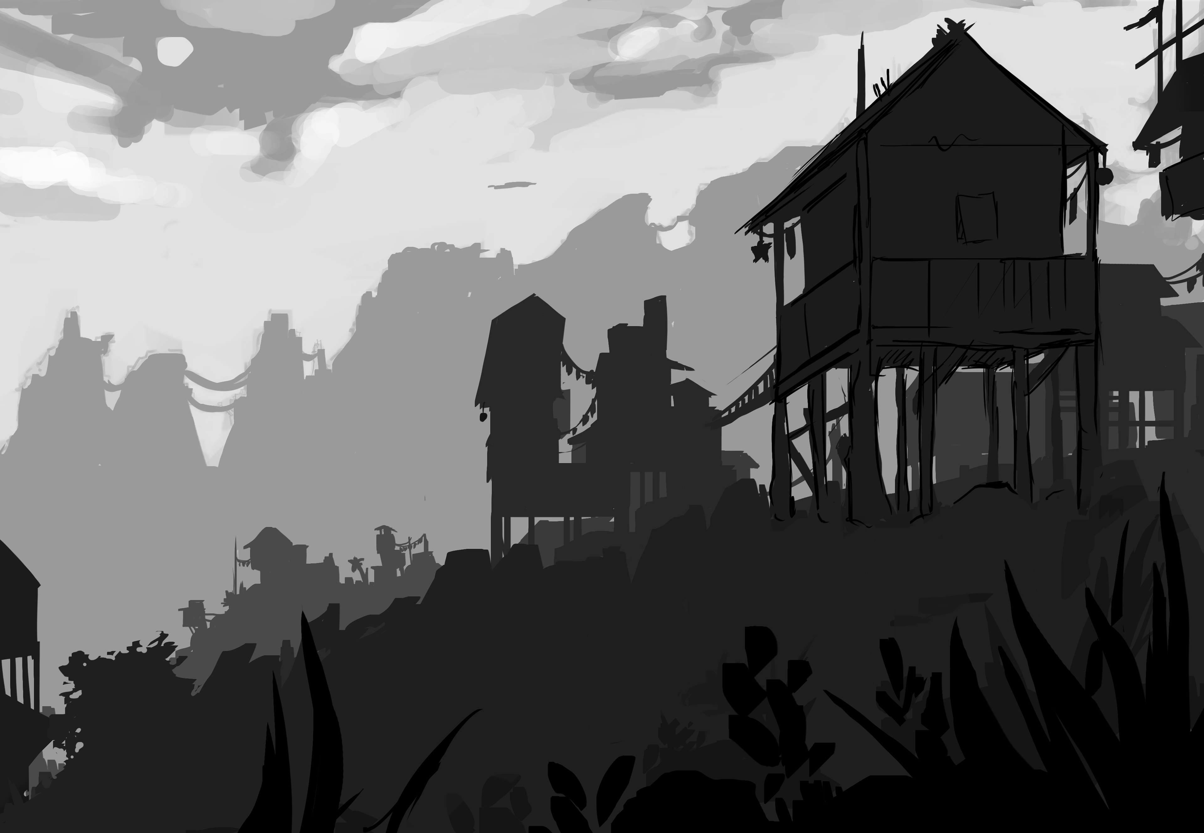 Scrapped Value Comp Stilted Village on the High Ground