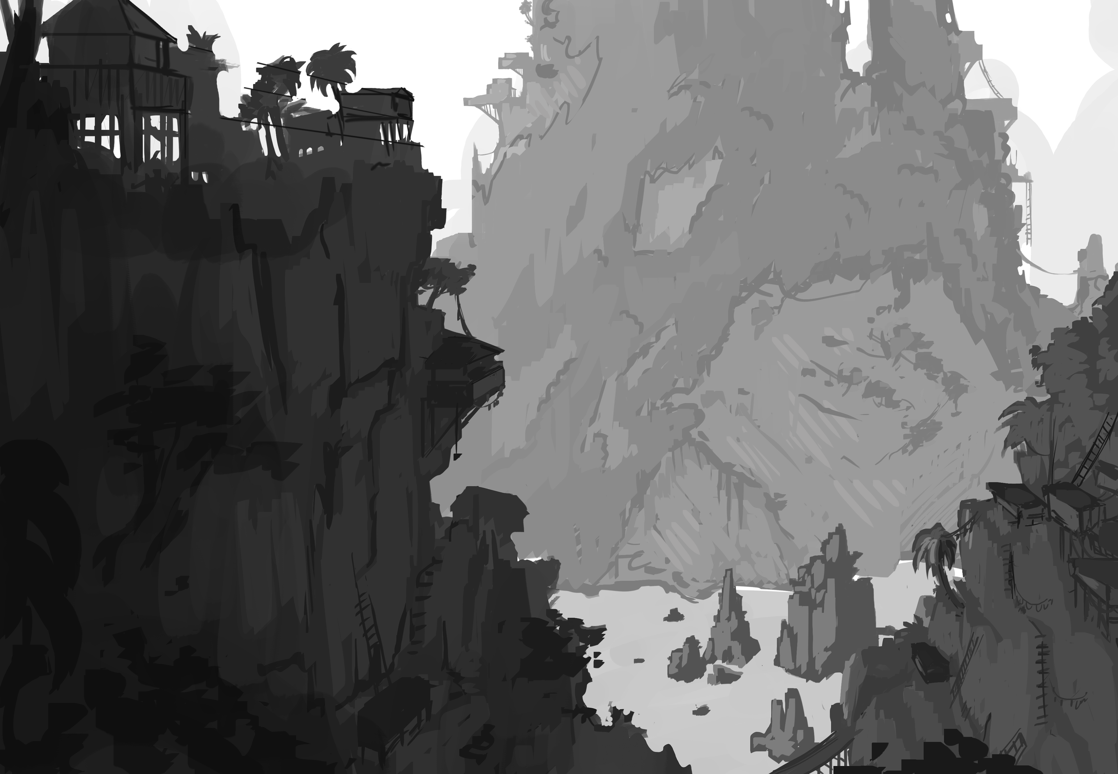 Value Comp Stilted Village on the High Ground