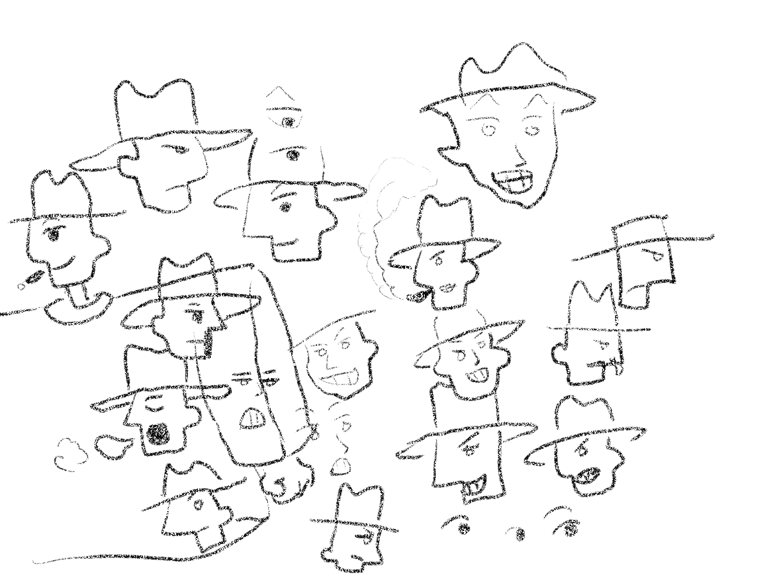 Early character design