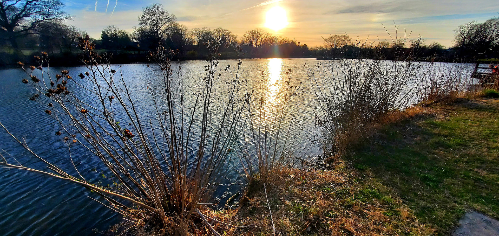 #17 Burba Lake Sunset, 2021, Ohoto uses wide angle lens to capture the sunset at Burba Lake, Ft Meade, MD.