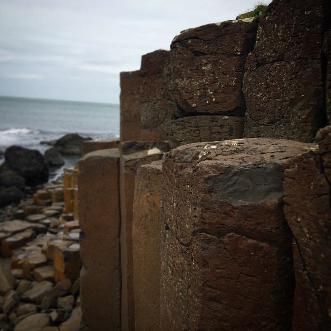 #5 Giant's Causeway, 2016, Photo demonstrates depth of field and leading lines using the rocks of the Giant's Causeway in Northern Ireland top draw attention.