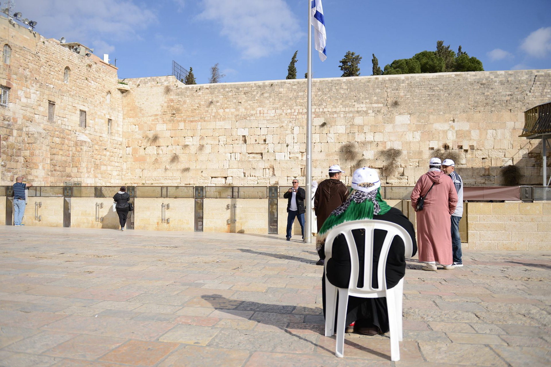#6 Wailing Wall, 2016, Photo shows rule of thirds placing subject on the the right lower third while facing the Western Wall in Jerusalem.