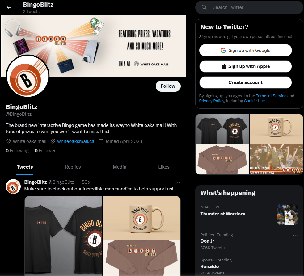 Social media post, Twitter, Created using Twitter, Icon and banner created in adobe photoshop and illustrator, Information about event, link to website, promotional material included, exciting, enthusiasm, Social Media, marketing