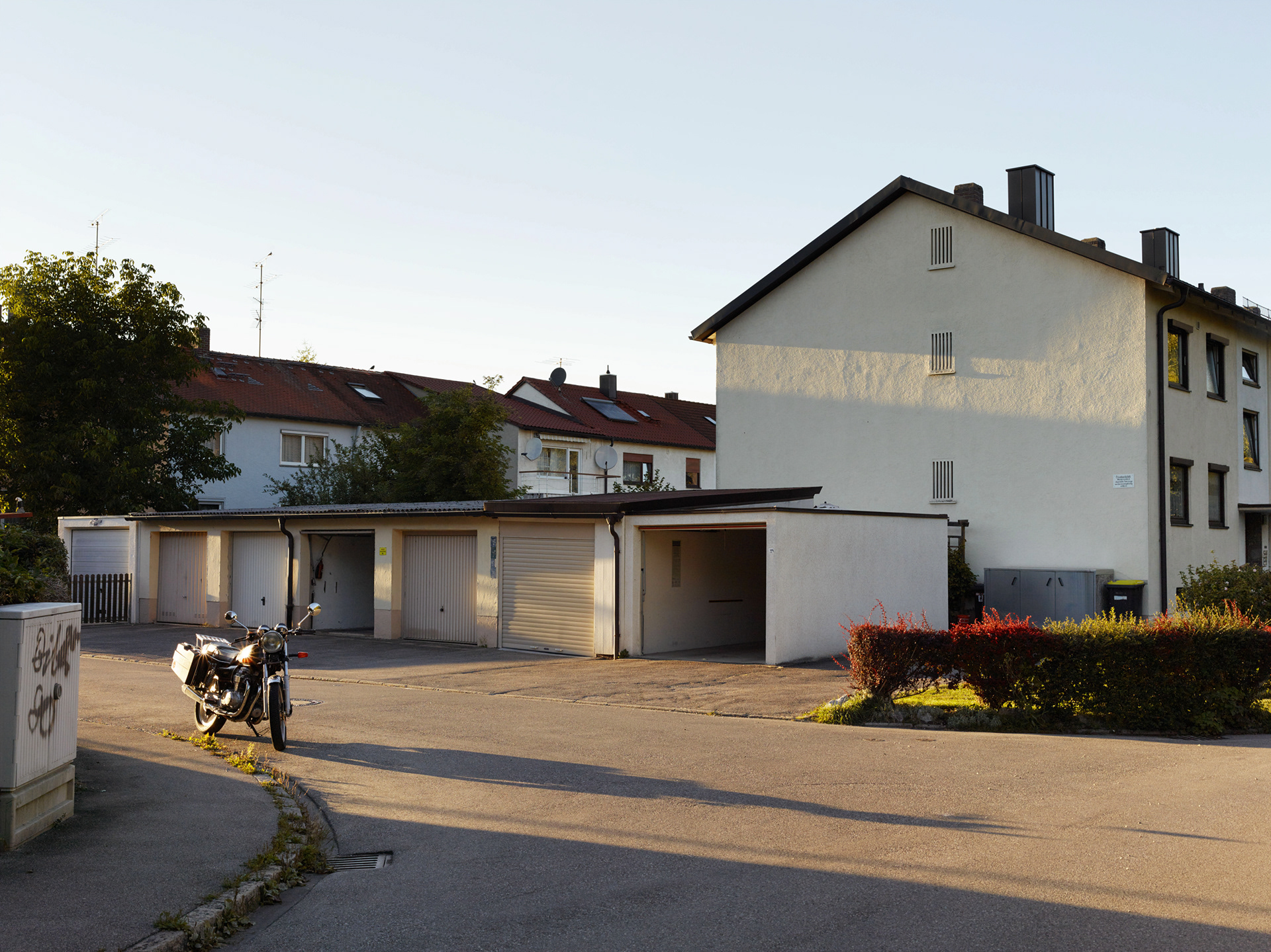 Dachau, Germany 2013, Residential area on the Dachau concentration camp site outskirts.
