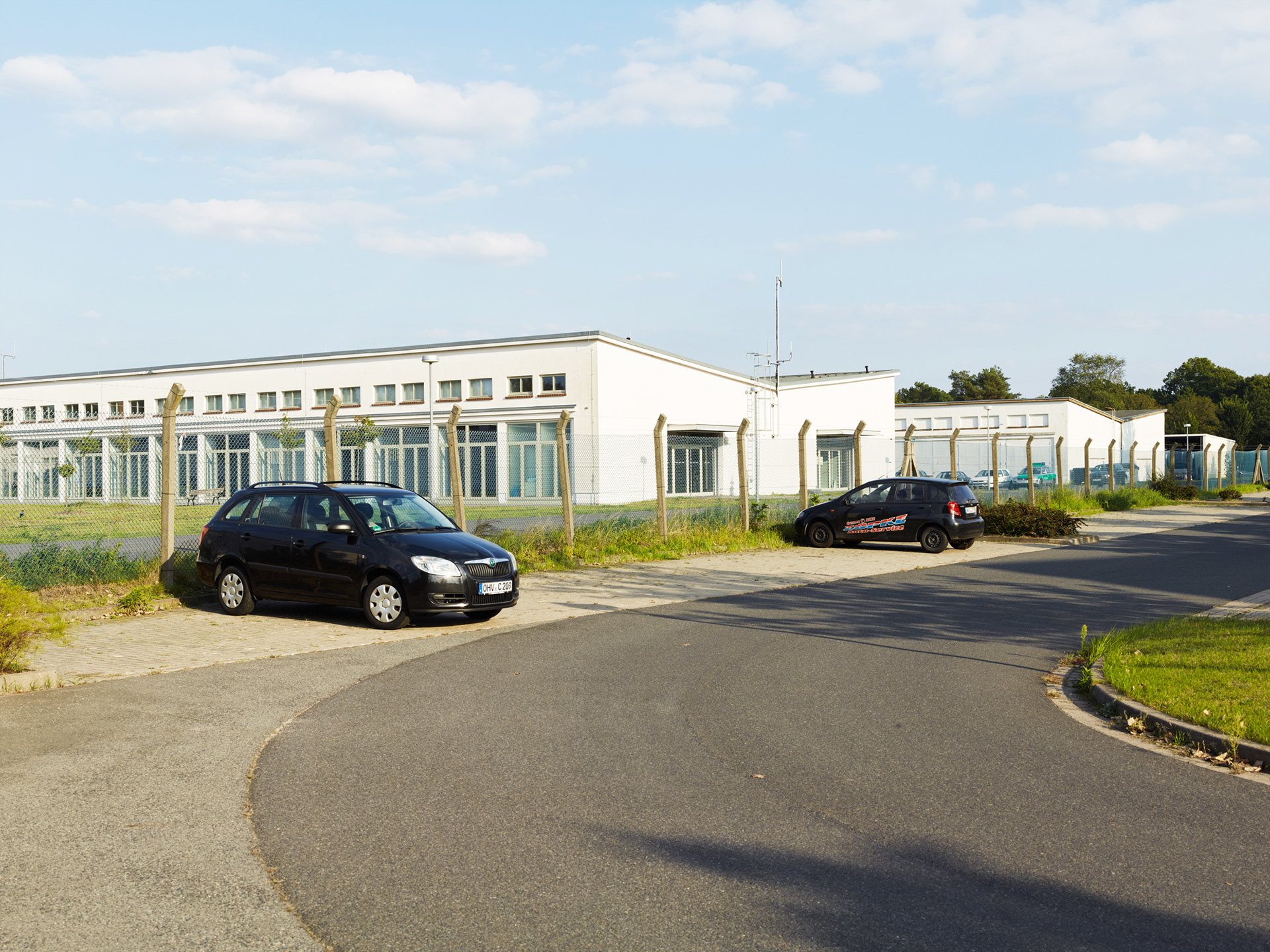 Oranienburg, Germany 2014, Brandenburg Police Academy buildings, formerly an SS-compound and integral part of the Sachsenhausen concentration camp.