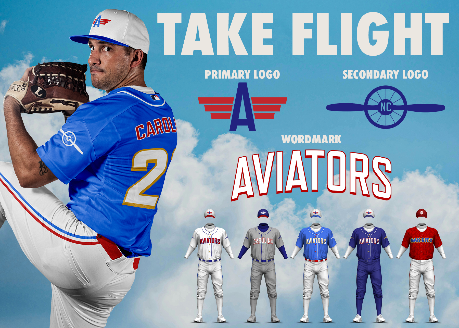 Carolina Aviators Uniform Concept