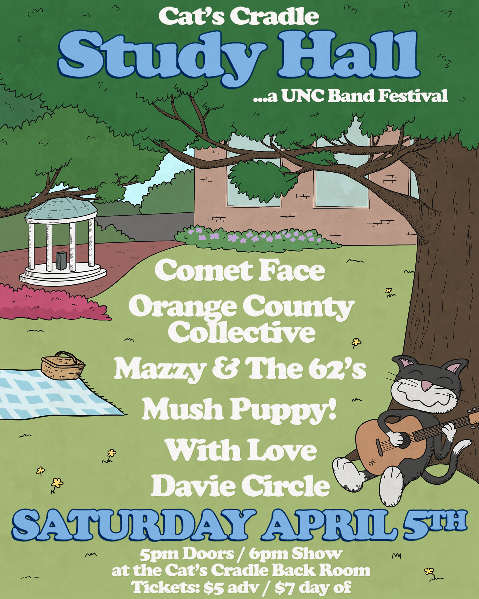 Cat's Cradle Study Hall Music Festival