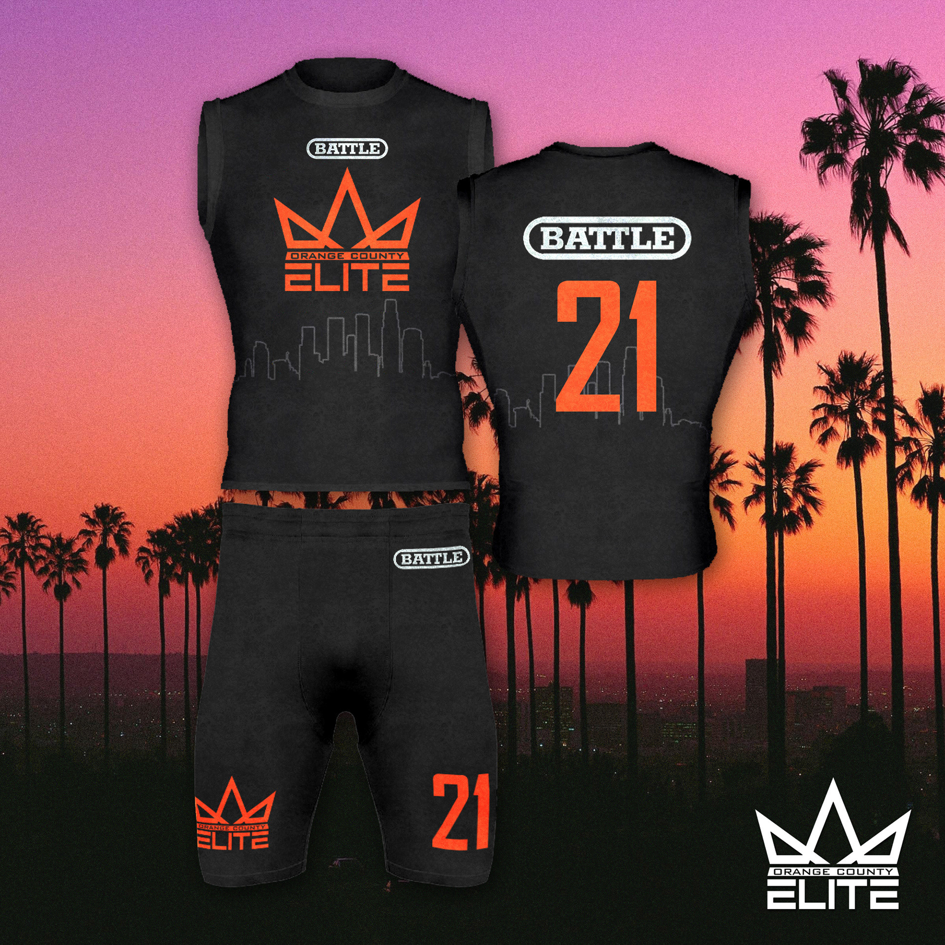 Orange County Elite 7v7 Uniform Design