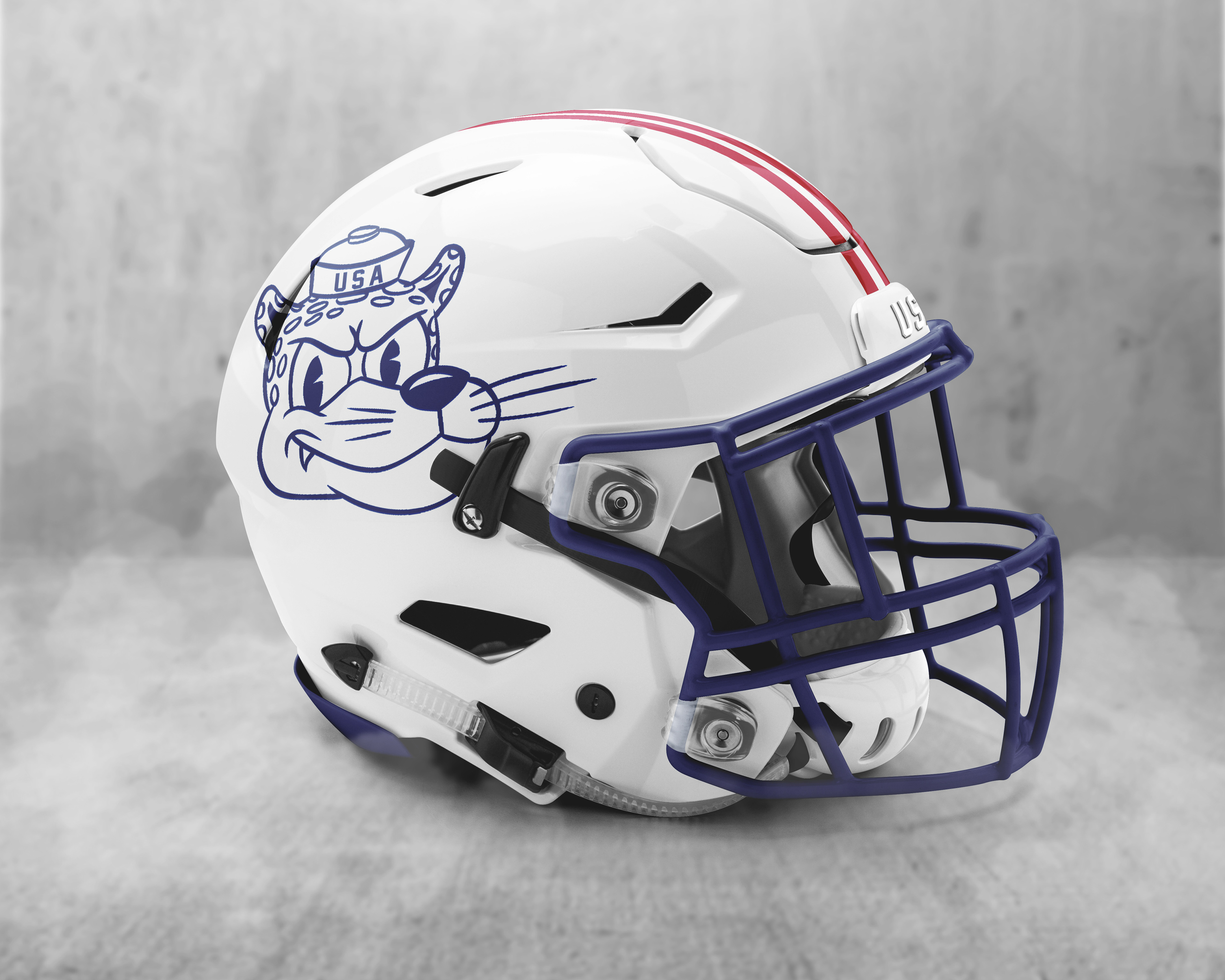 South  Alabama Vintage Logo Concept