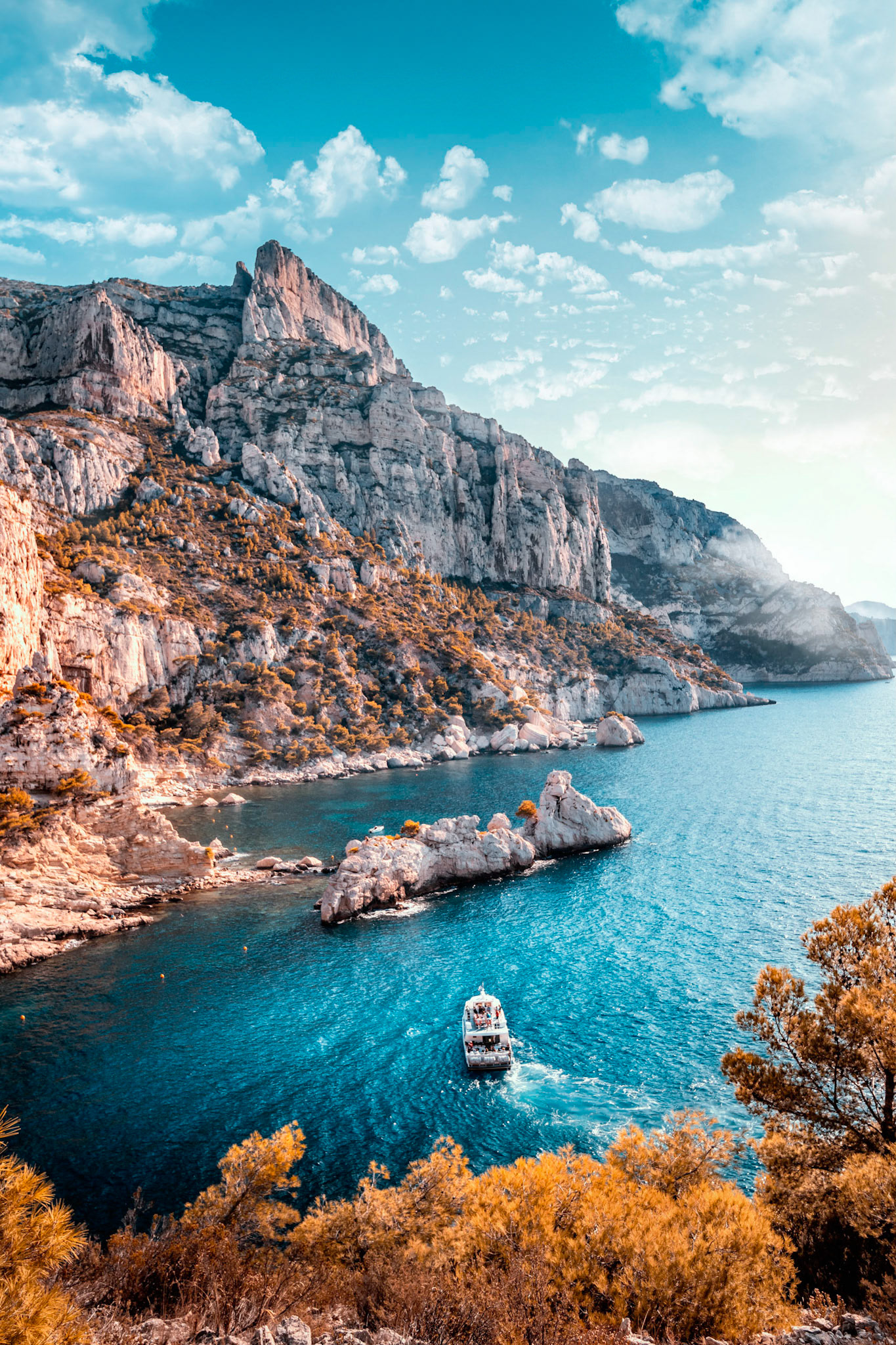 Le torpilleur, Calanque de Sugiton