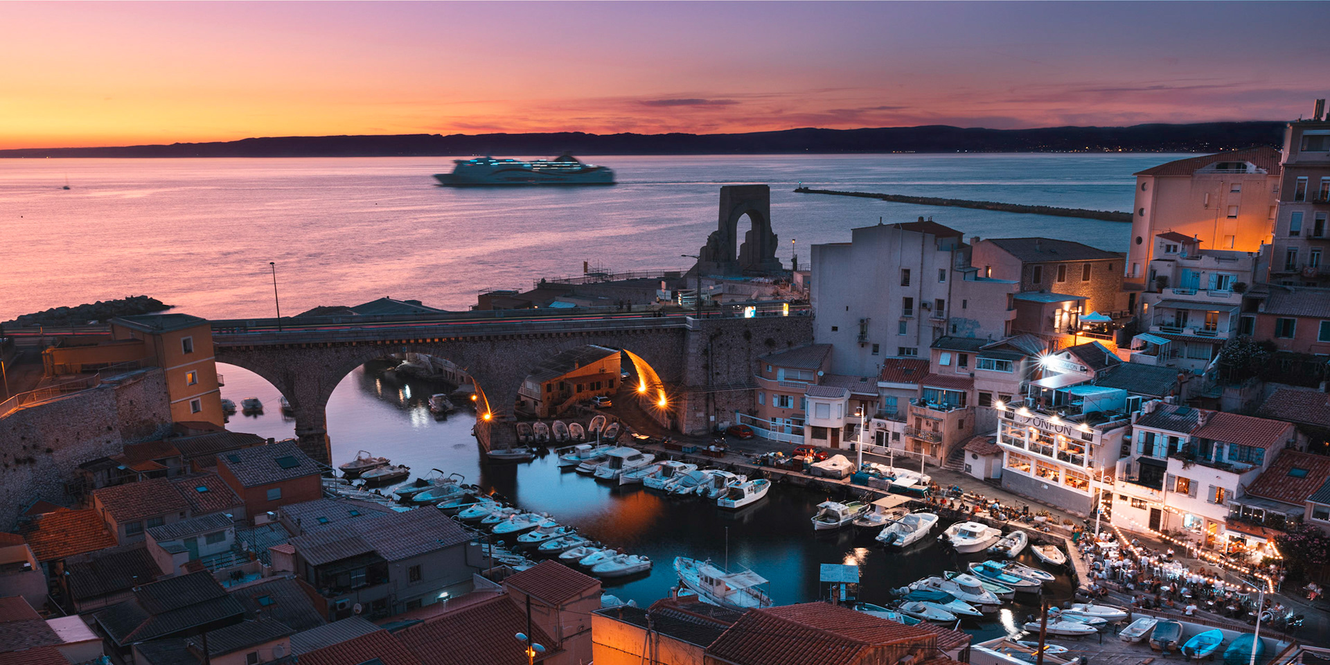 Sunset on Vallon des Auffes