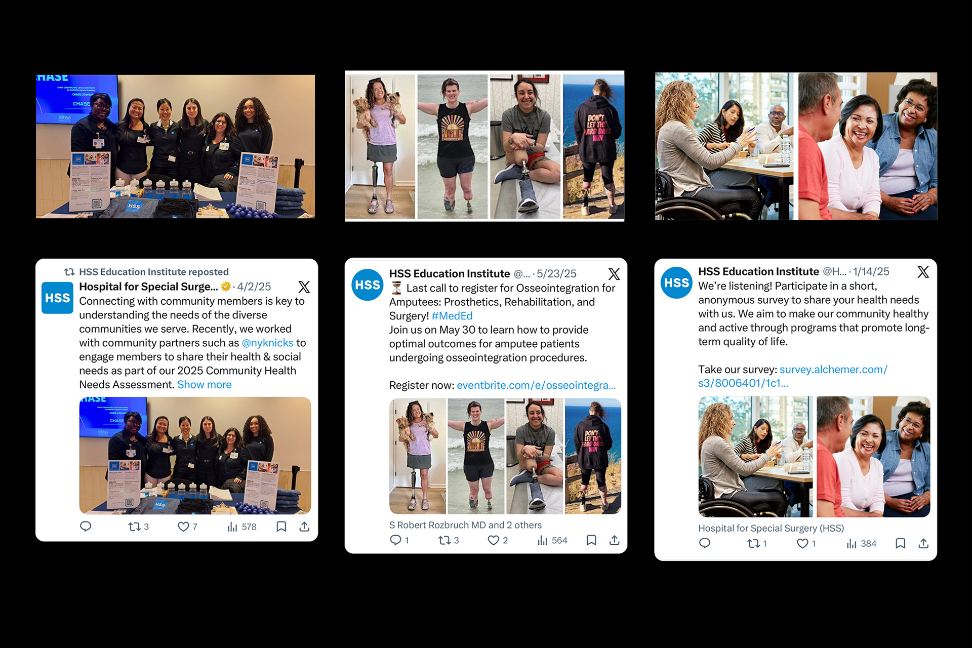 Community and Continuing Education Social Media Posts
