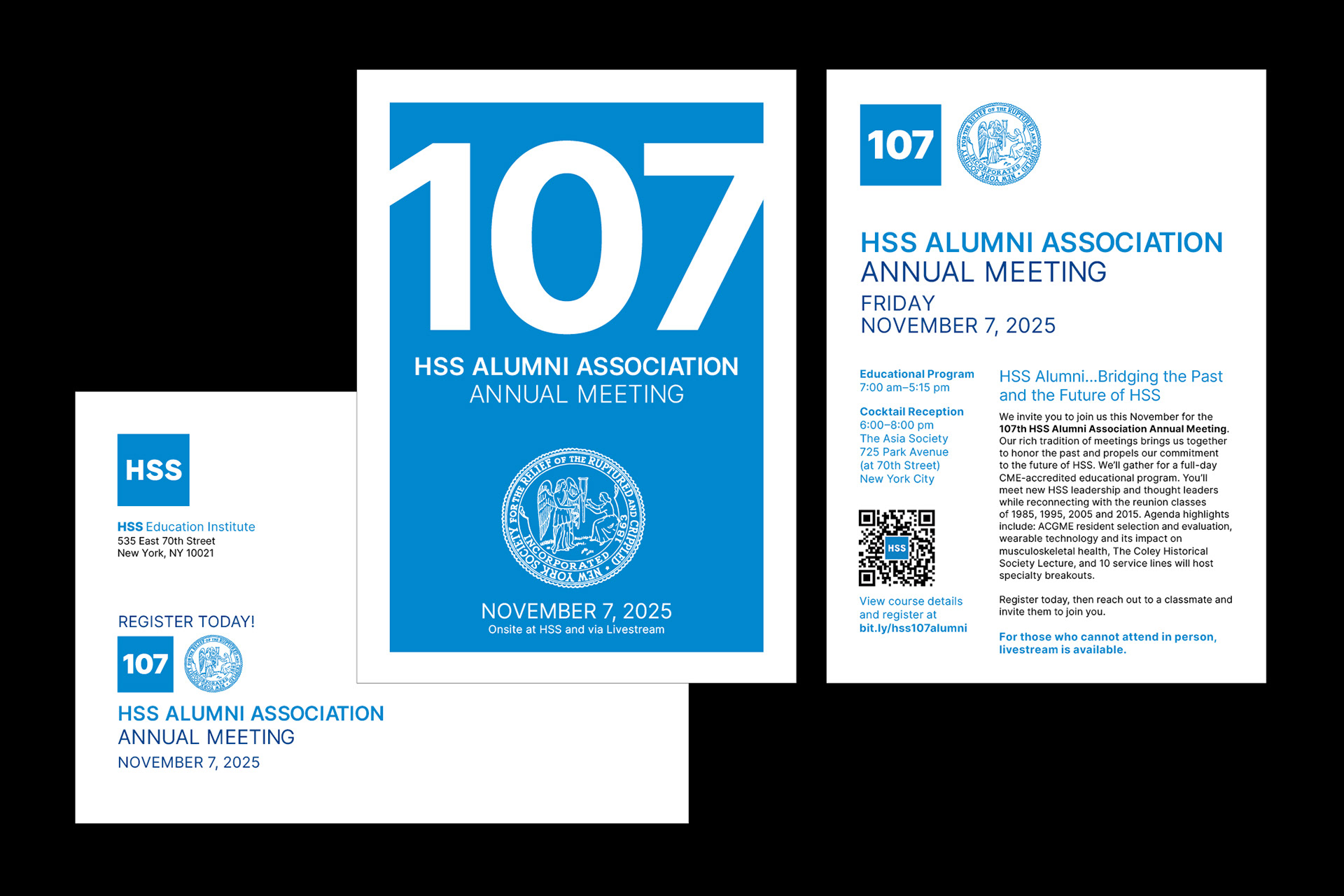 HSS Alumni Association Annual Meeting Invitation 