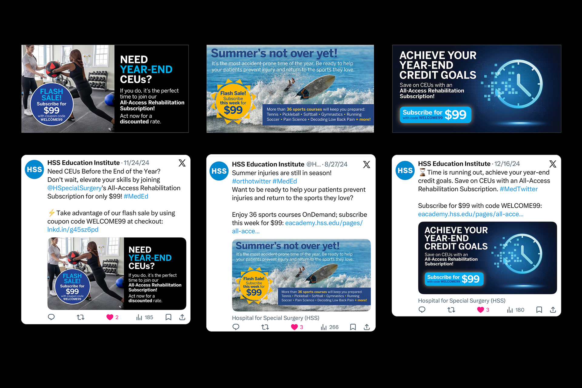 HSS eAcademy Social Media Campaigns