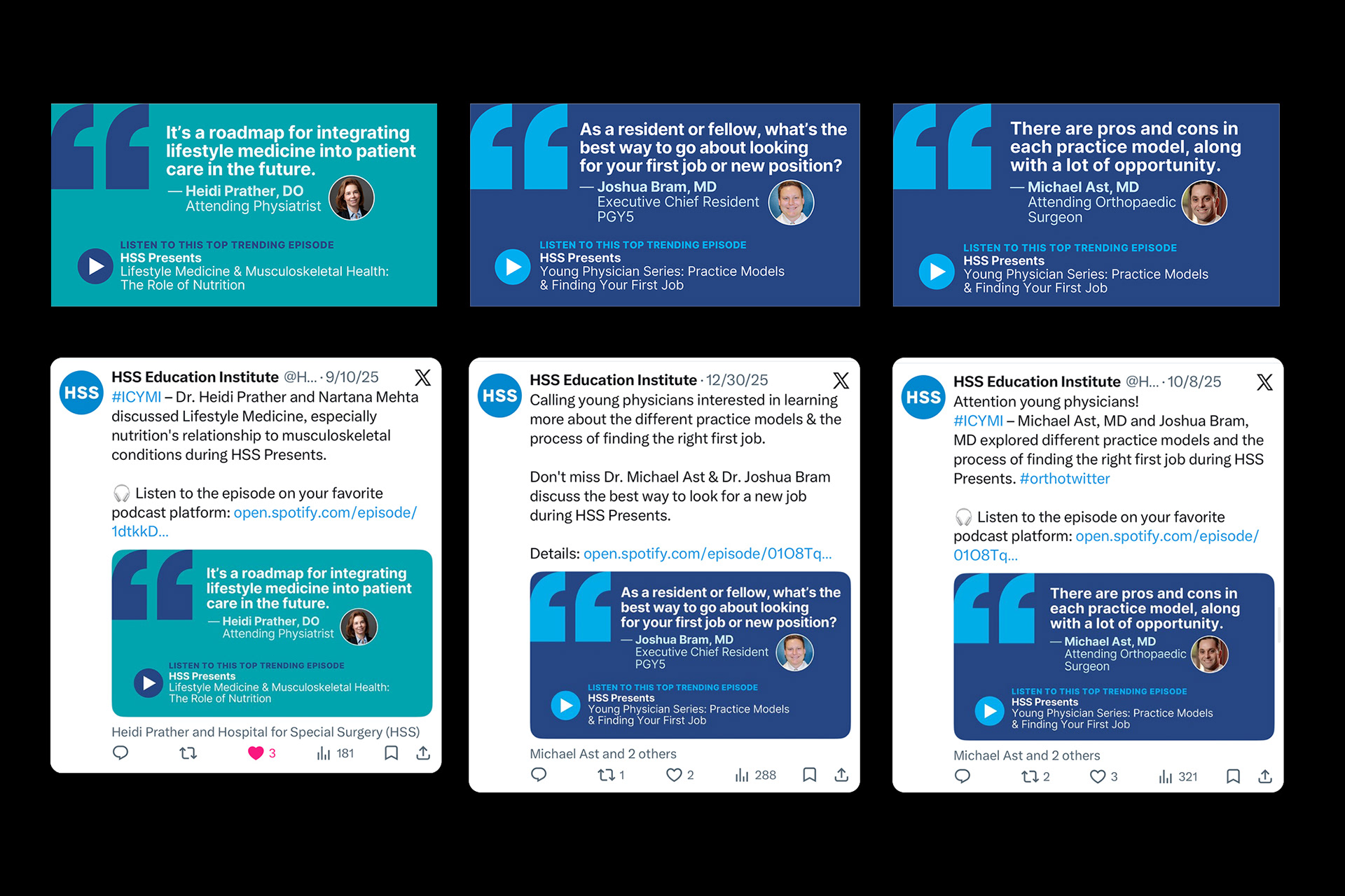HSS Presents Podcast Social Media Campaign