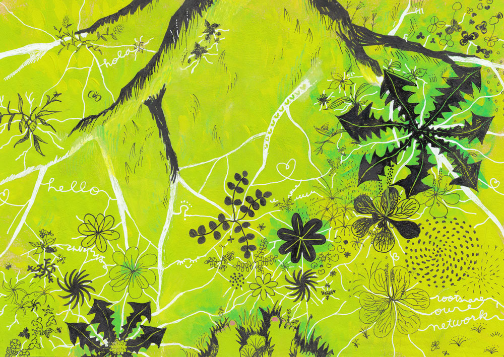 Plants are talking under my feet!