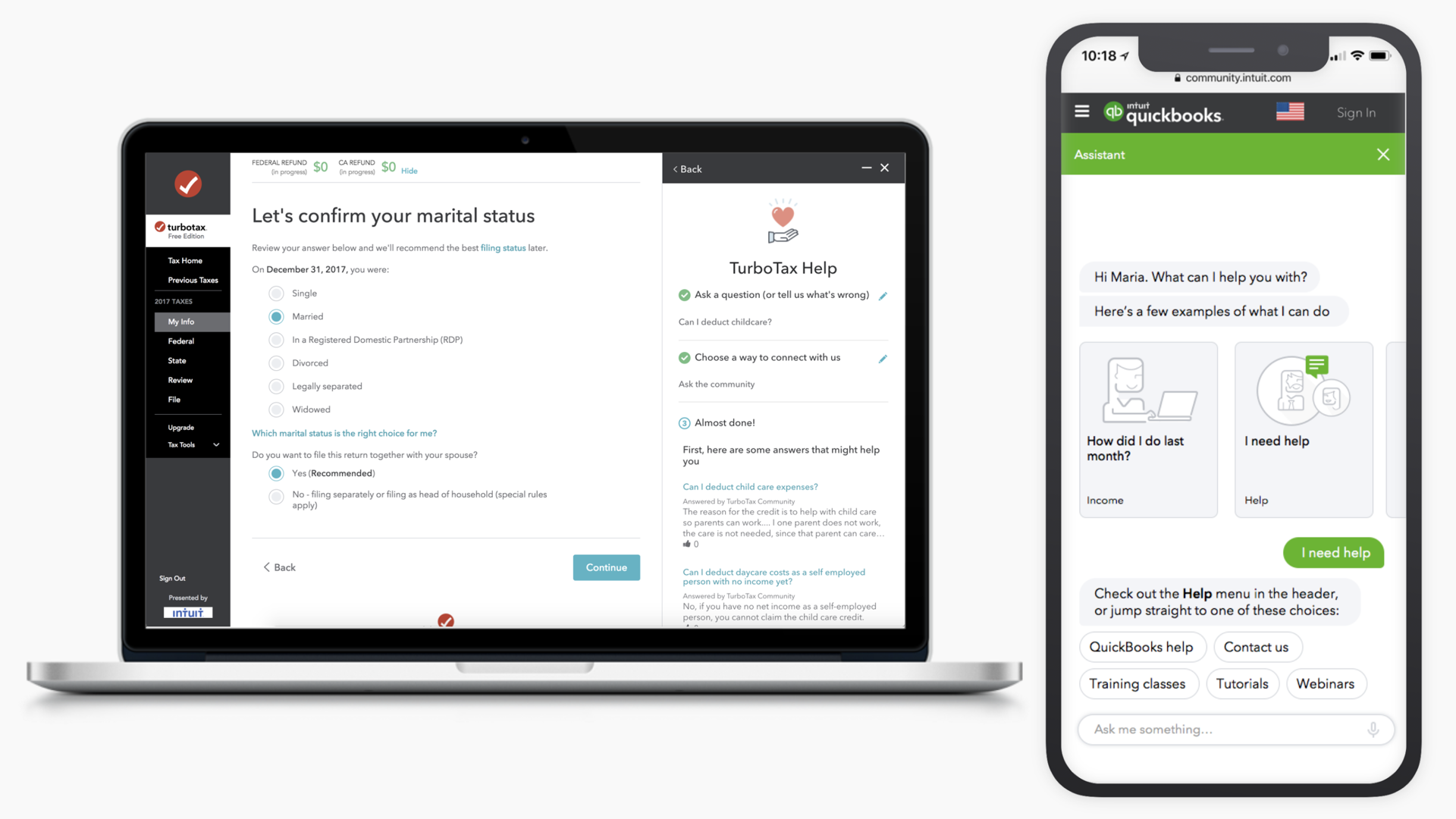 Self-help widgets powering in-product and conversational-UI experiences