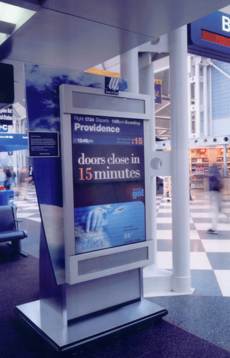 A mobile-design version tested at O'Hare
