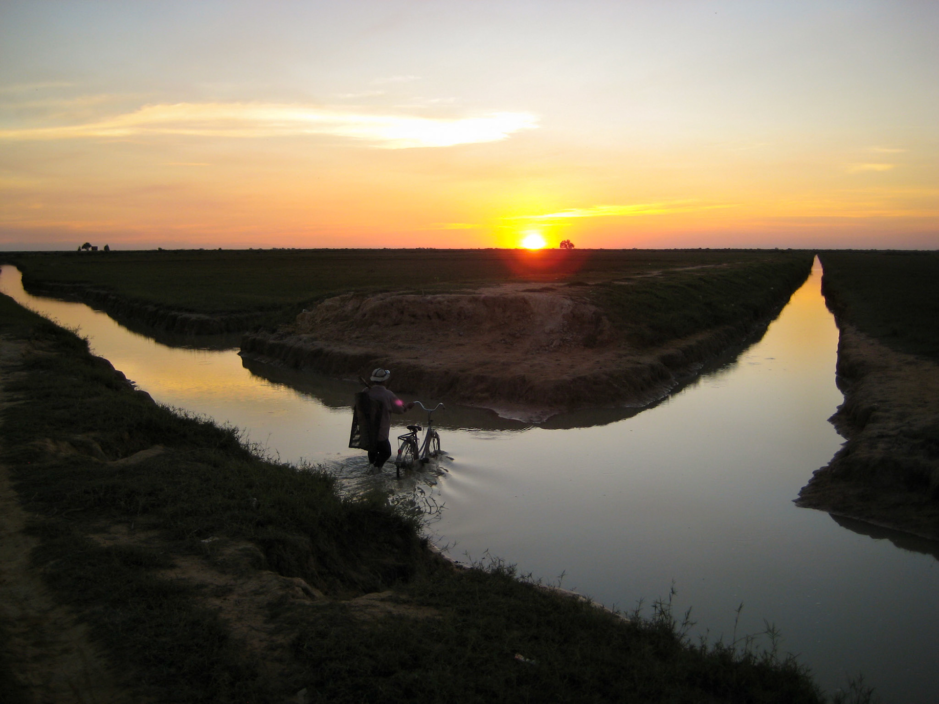 Fishing basket & bike. Puok, Cambodia - Winner of Minnesota Returned Peace Corps Volunteer Photo Contest.