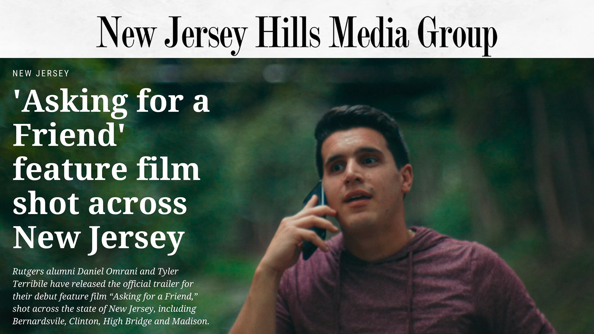 Asking for a Friend film by Toasted Entertainment - New Jersey Hills