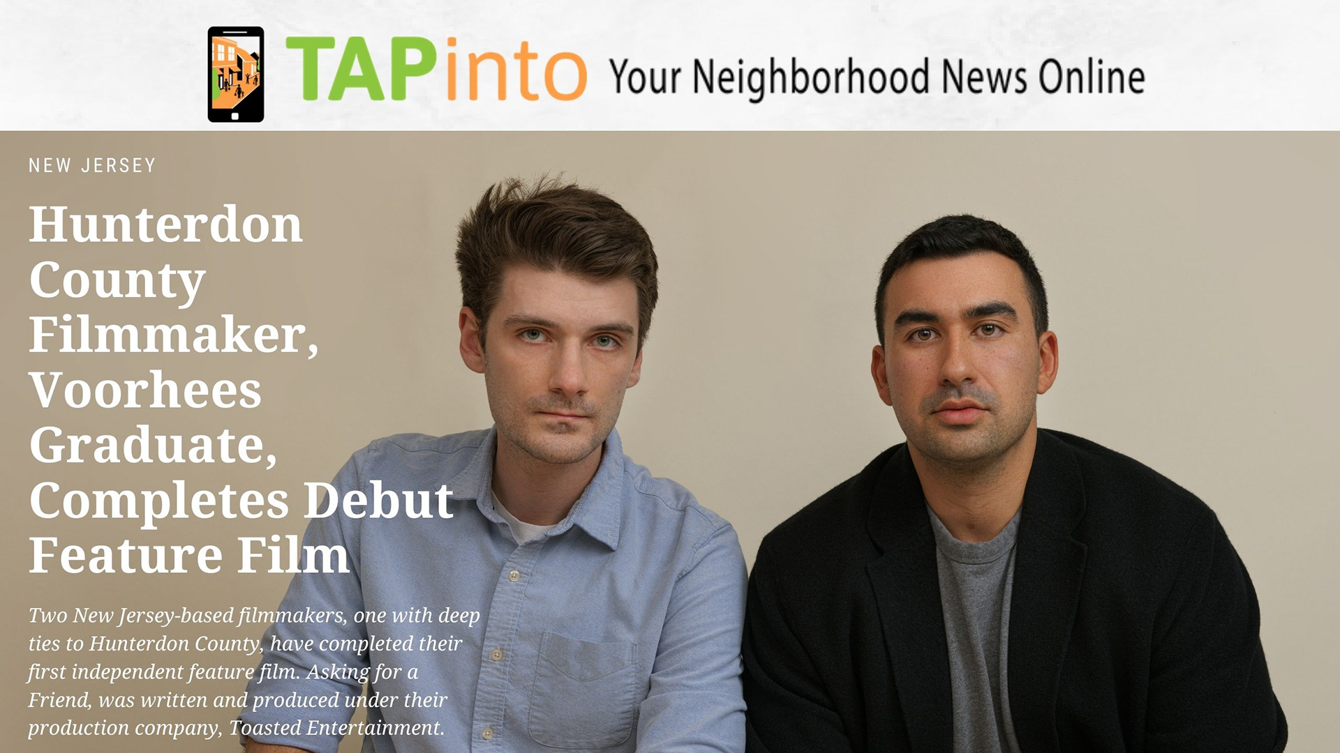 Asking for a Friend film by Toasted Entertainment - TapInto