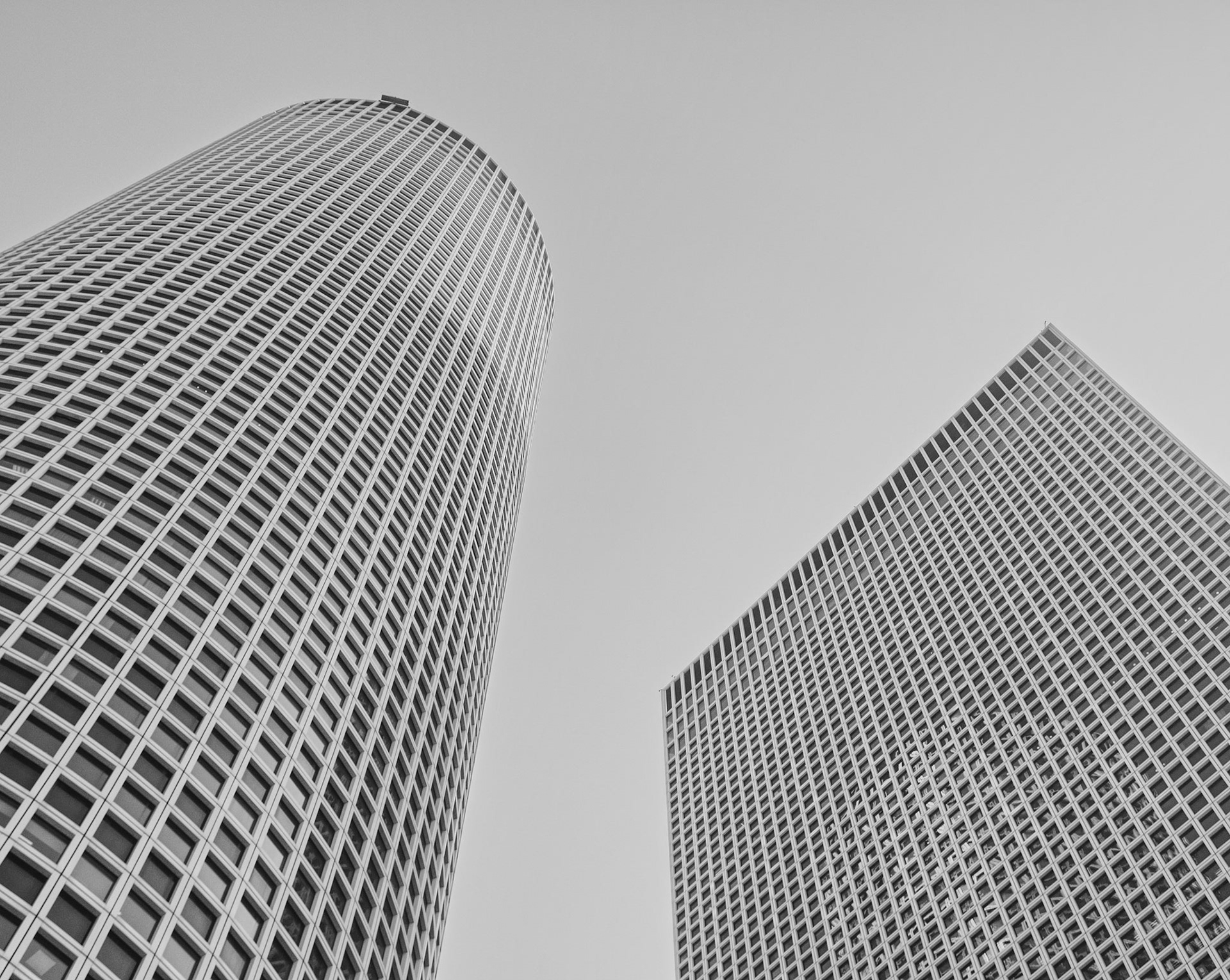 Shot right under the two tower's