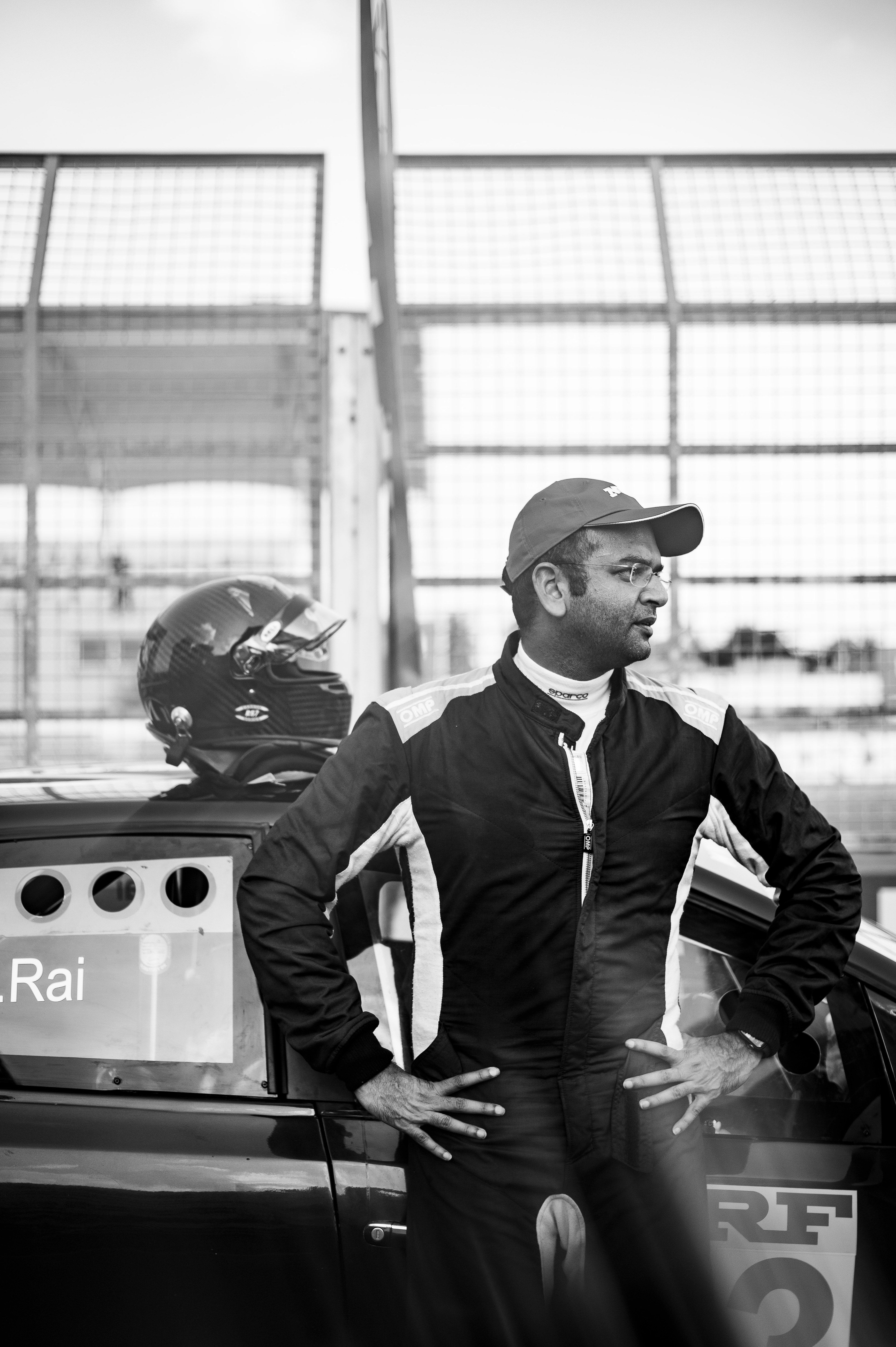 Ritesh Rai at Parc Ferme.