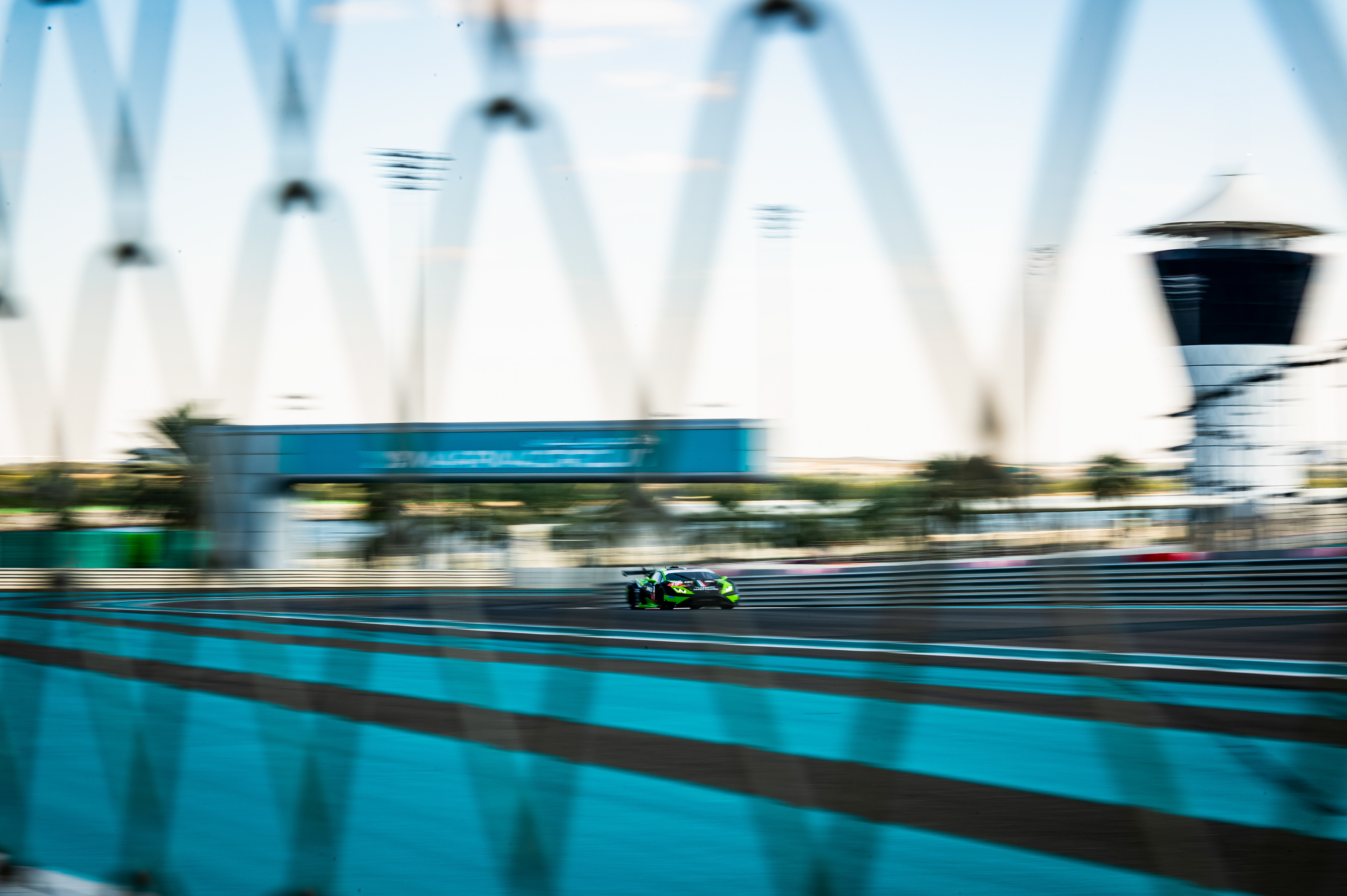 #19 LEIPERT MOTORSPORT Lamborghini Huracan GT3 EVO 2 of Gabriel Rindone, Brendon Leitch, Marco Mapelli 