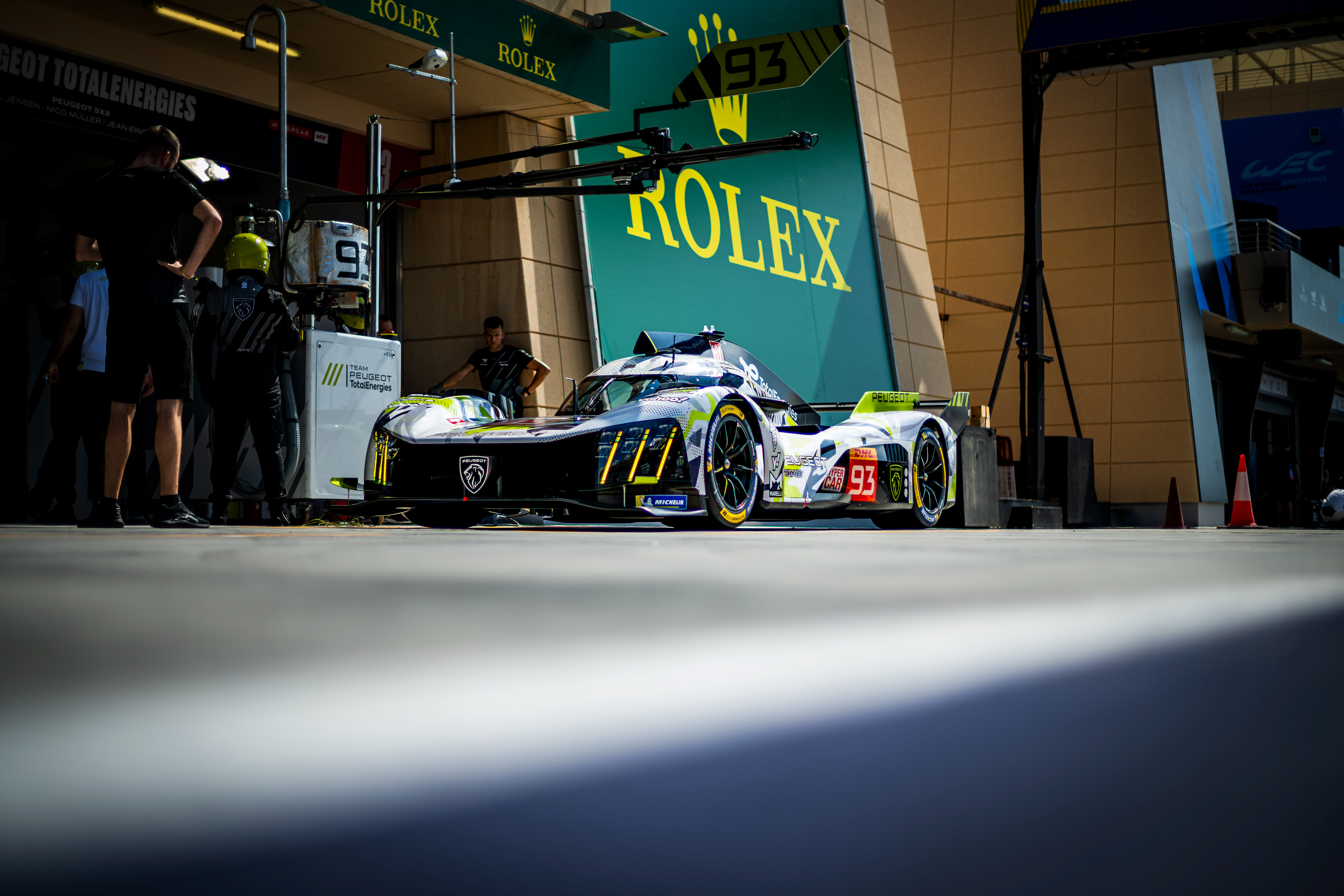#93 Peugeot Totalenergies Peugeot 9X8: Mikkel Jensen, Nico Muller, Jean-Eric Vergne