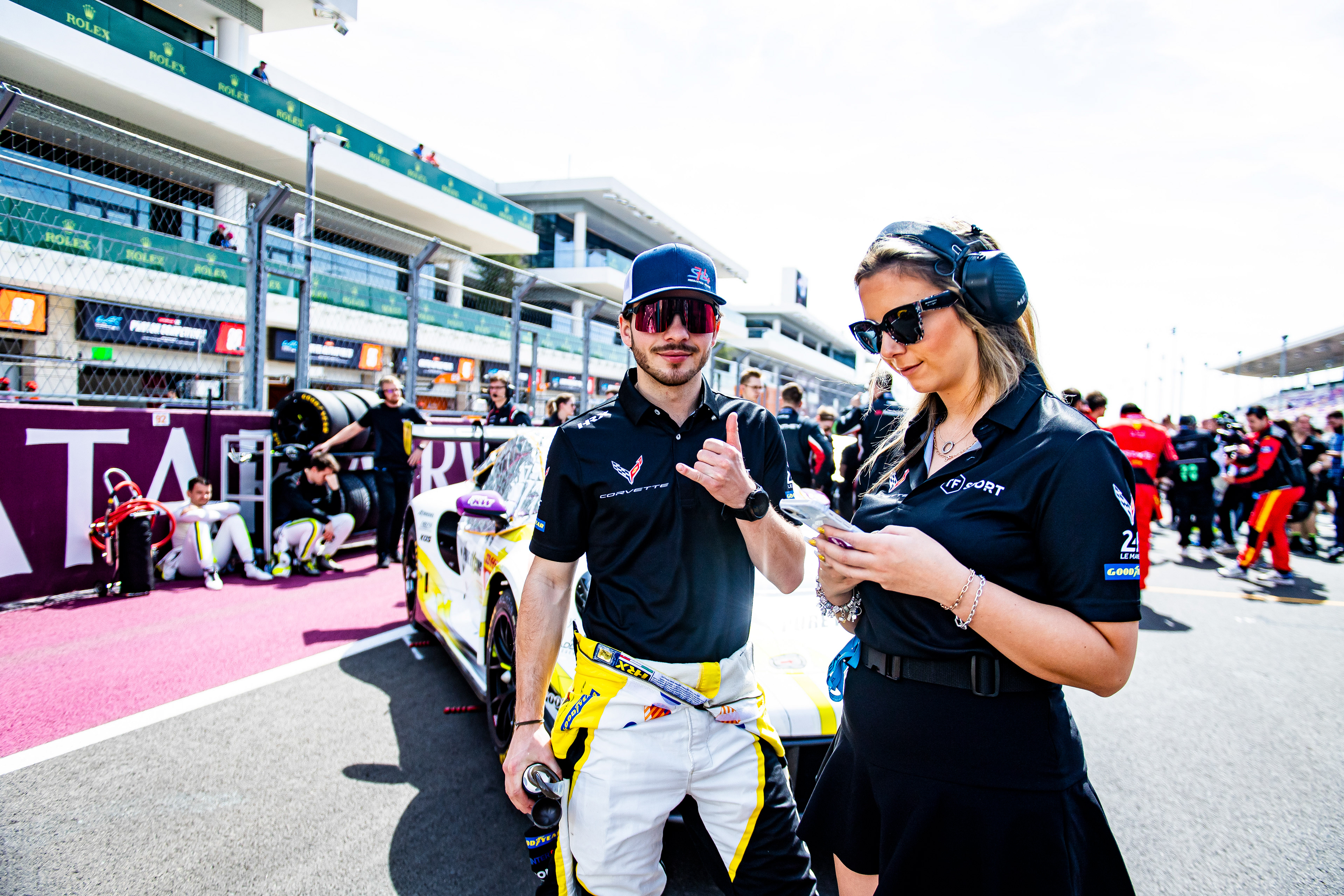 #81 TF SPORT  GBR G Corvette Z06 LMGT3.R of Tom Van Rompuy, Rui Andrade, Charlie Eastwood 