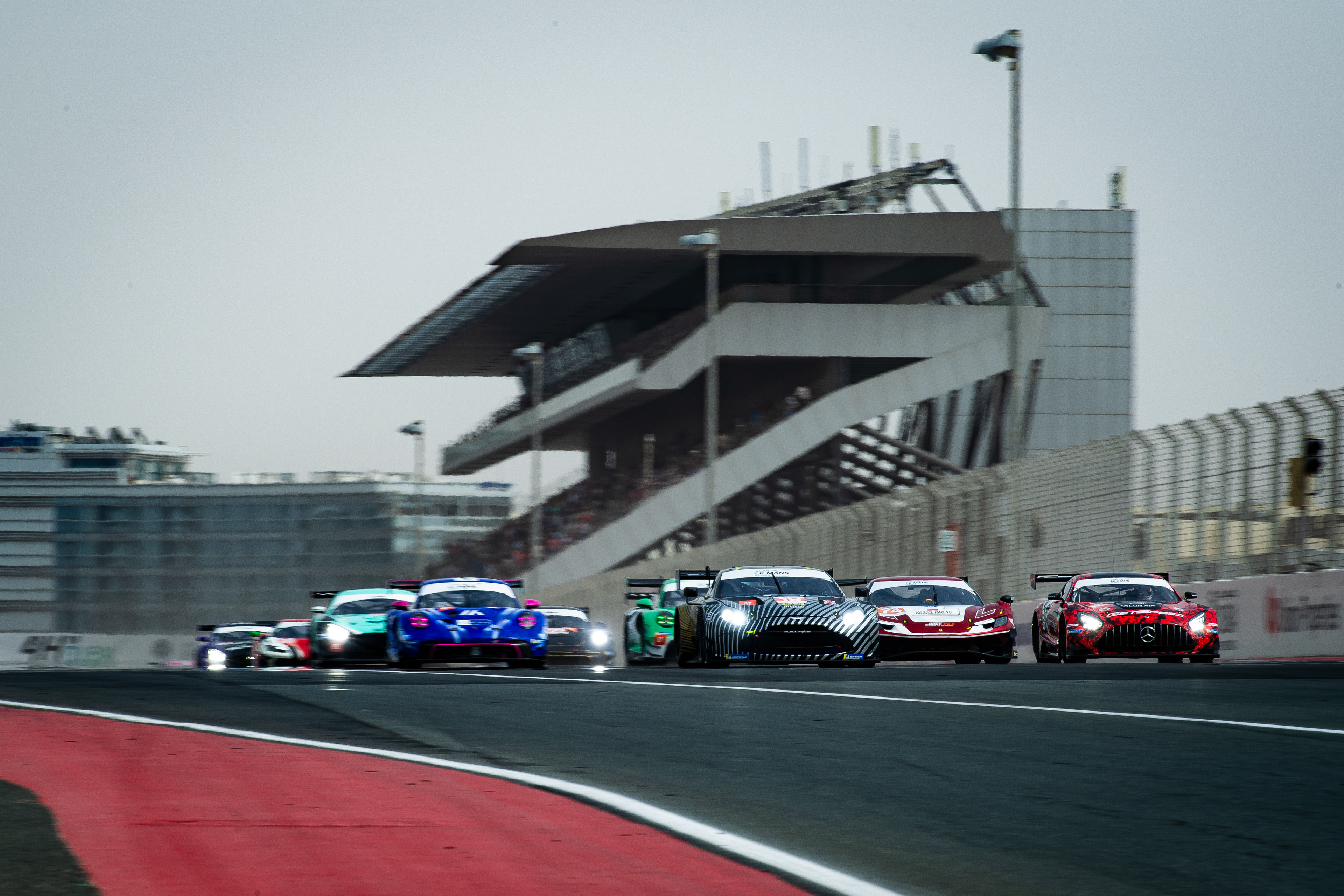 #19 Blackthorn Aston Martin Vantage AMR GT3: Reema Juffali, Jonathan Adams, Charles Bateman © 2024-2025 Shameem Fahath