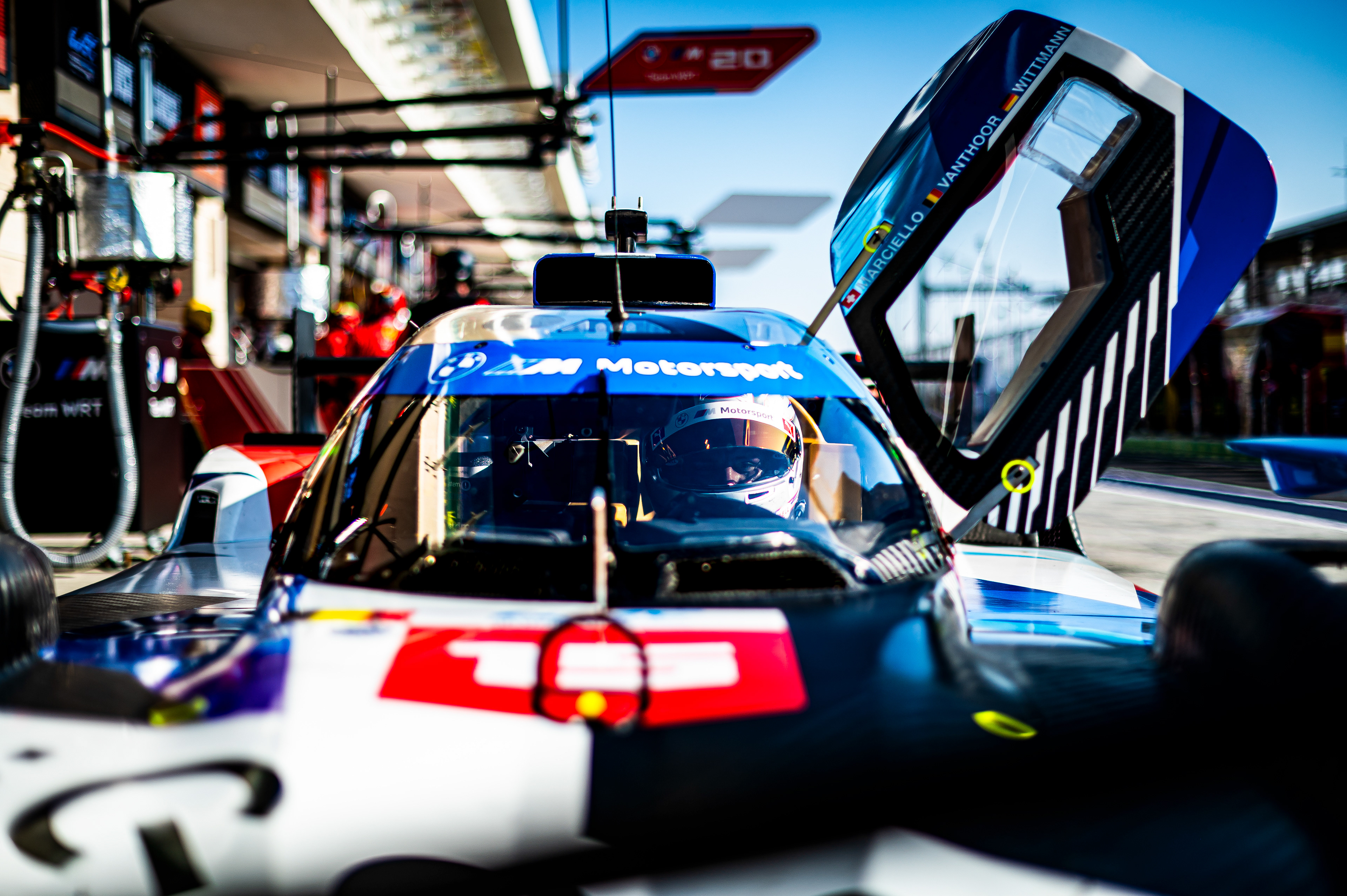 #15 BMW M TEAM WRT BEL M BMW M Hybrid V8 of Dries Vanthoor, Raffaele Marciello, Marco Wittmann 