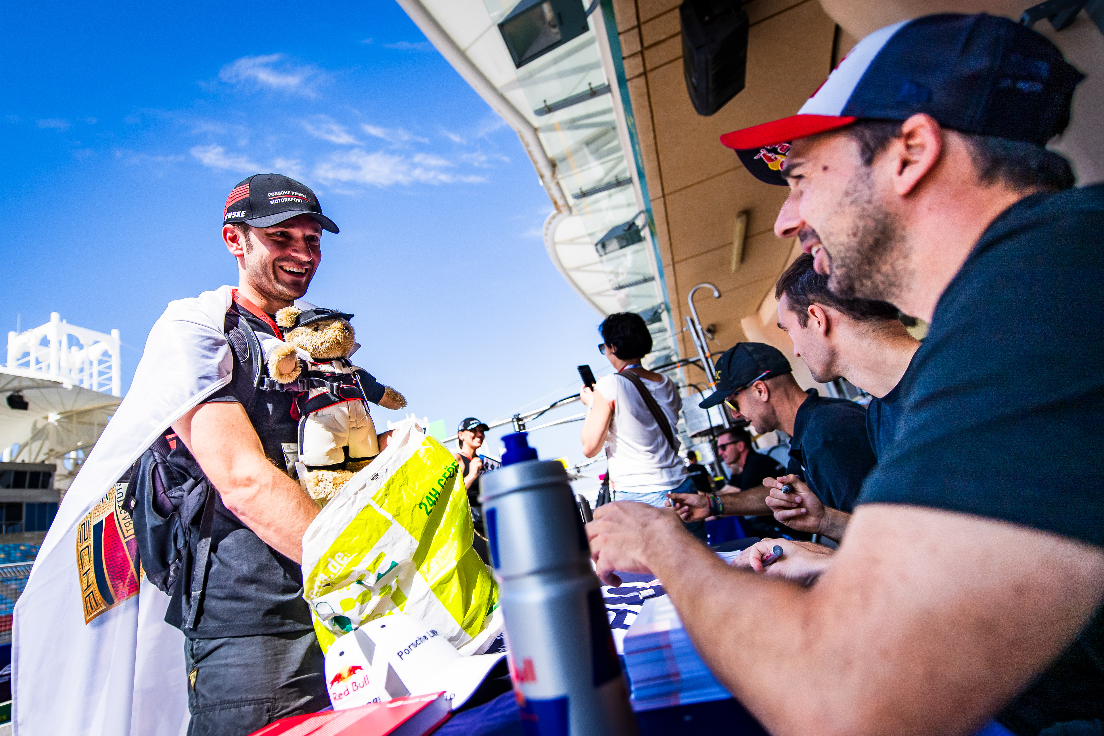 N.Jani with his Fan.