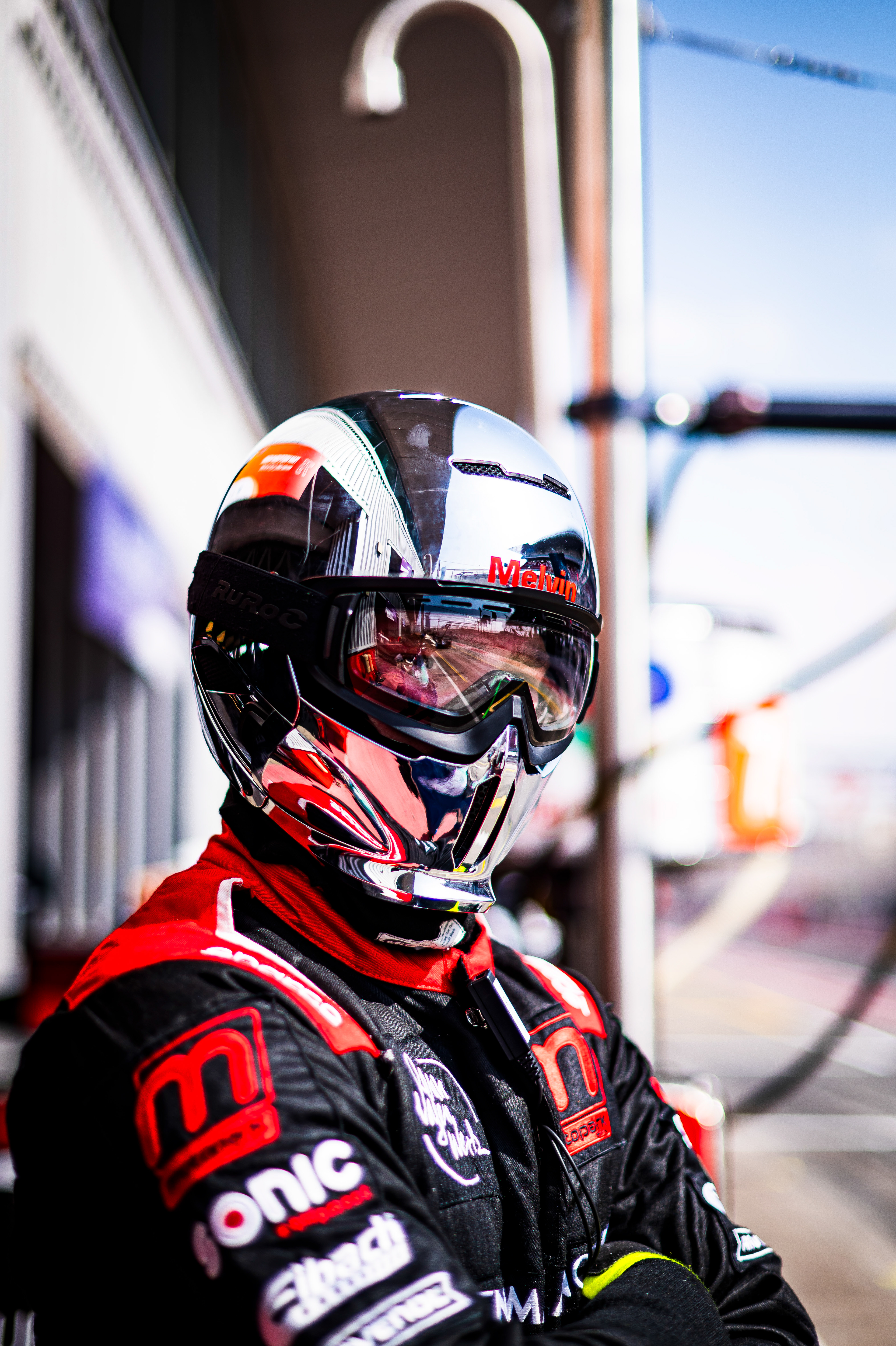 #75 TEAM MOTOPARK Mercedes-AMG GT3 EVO of Lukas Dunner, Heiko Neumann, Morten Stromstedt's Mechanic