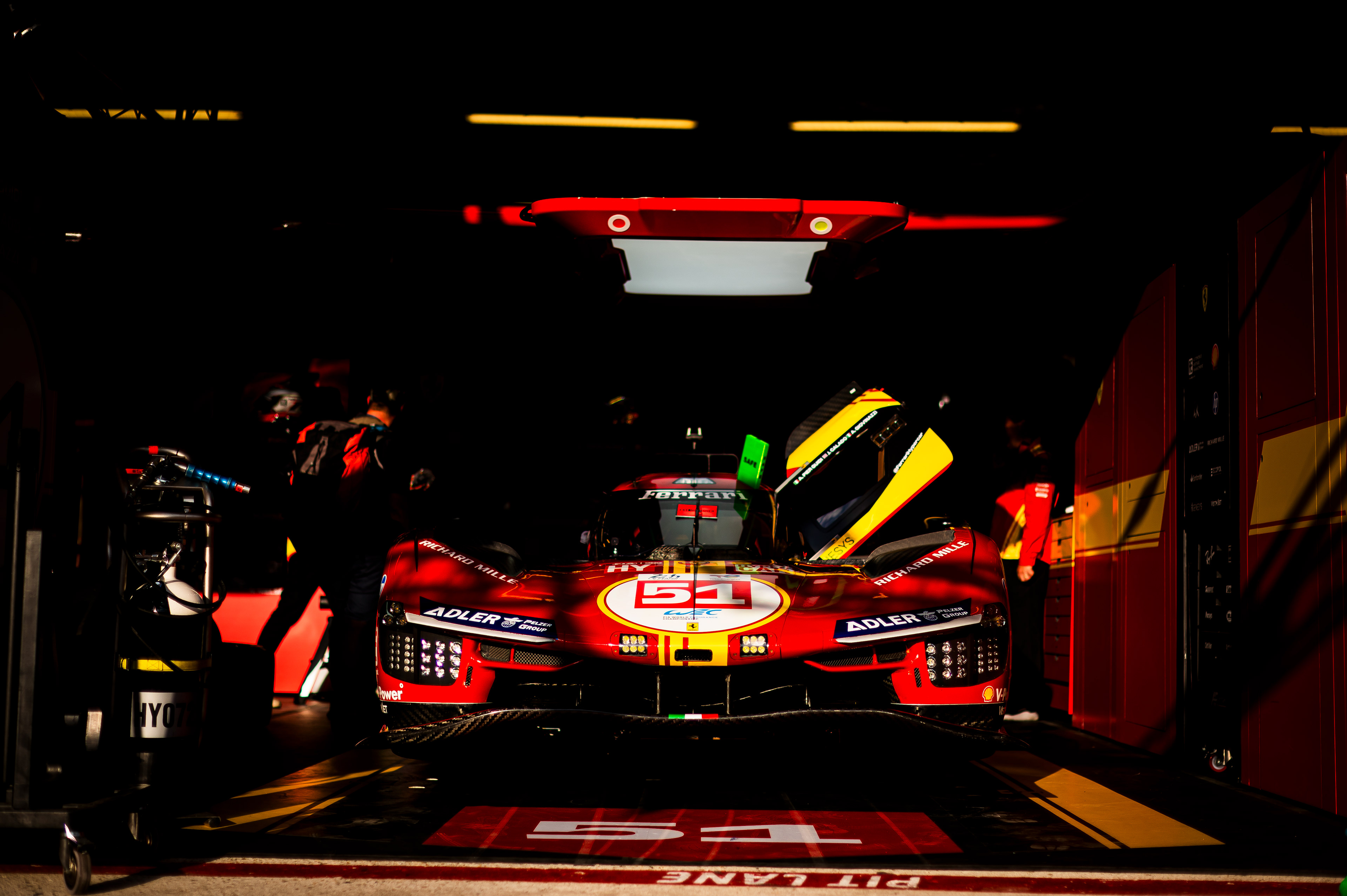 #51 Ferrari AF Corse Ferrari 499P: Alessandro Pier Guidi, James Calado, Antonio Giovinazzi