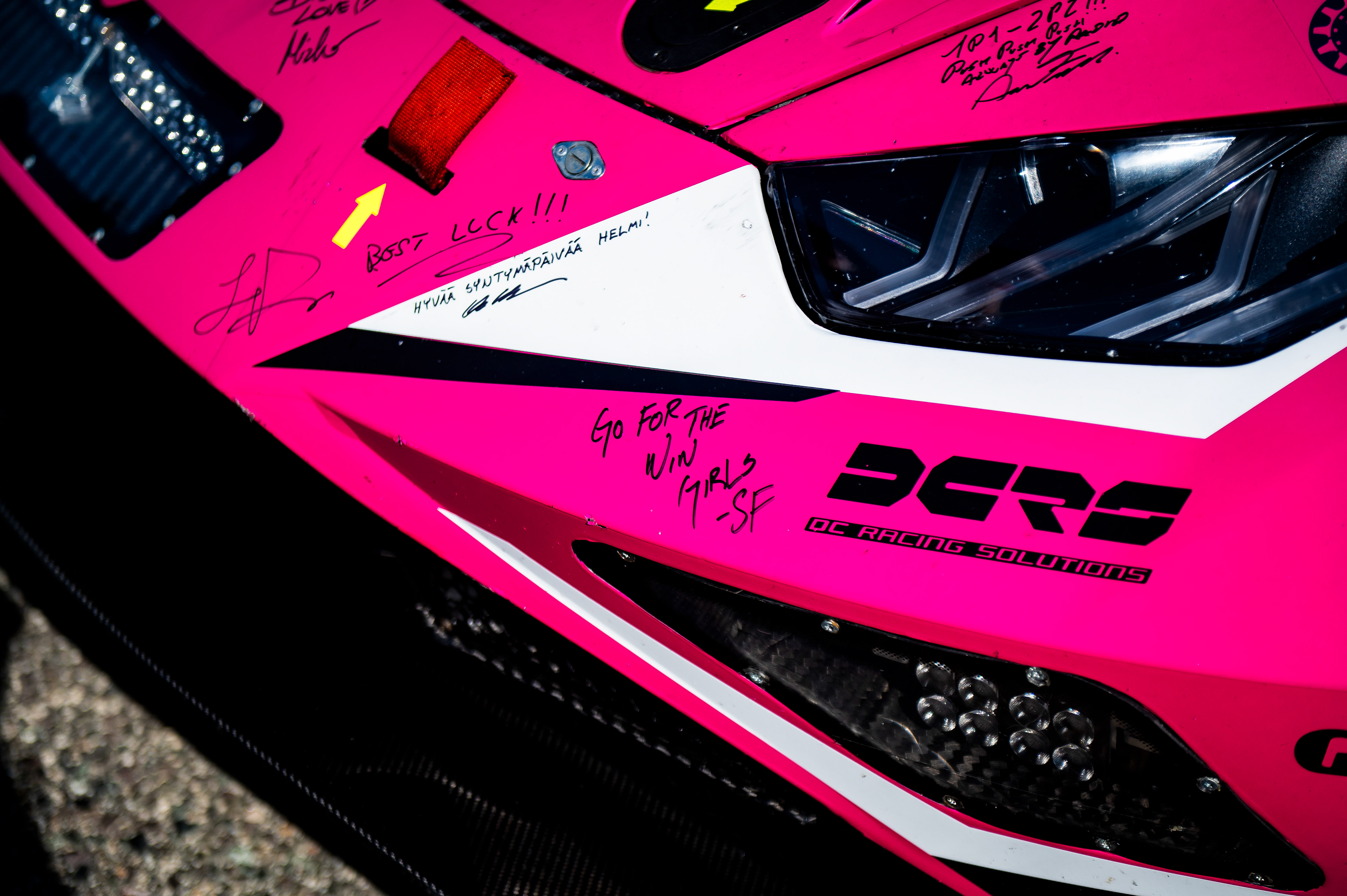 #85 Iron Dames Lamborghini Huracan LMGT3 Evo2: Sarah Bovy, Rahel Frey, Michelle Gatting (Personal Note)