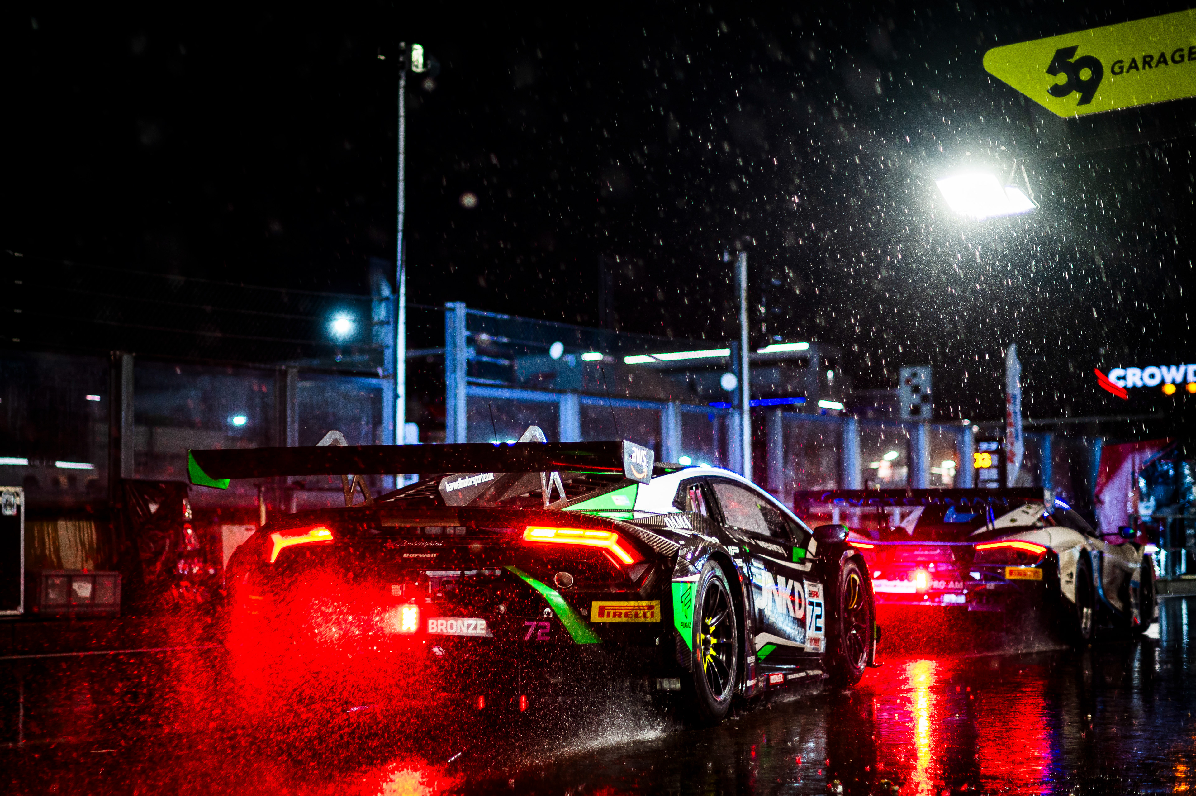  #72 Barwell Motorsport Lamborghini Huracan GT3 EVO2: Gabriel Rindone, Casper Stevenson, Patrick Kujala, Mattia Michelotto