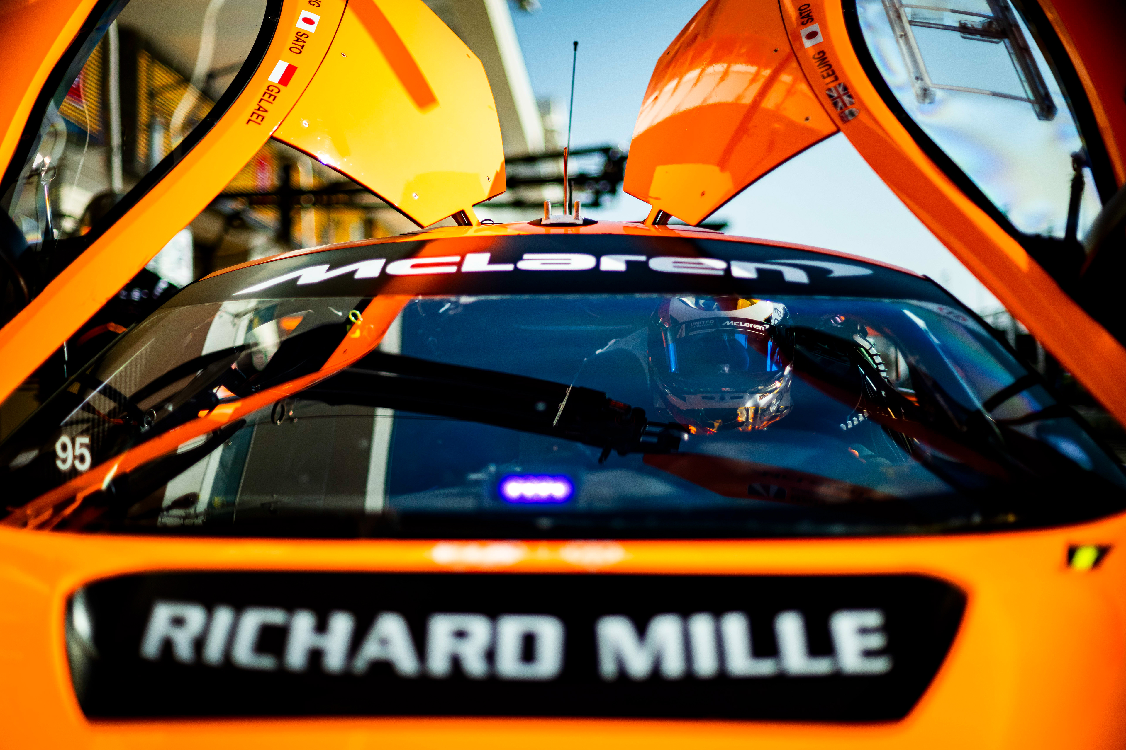 #95 United Autosports Mclaren 720S LMGT3 Evo: Darren Leung, Sean Gelael, Marino Sato © 2024-2025 Shameem Fahath