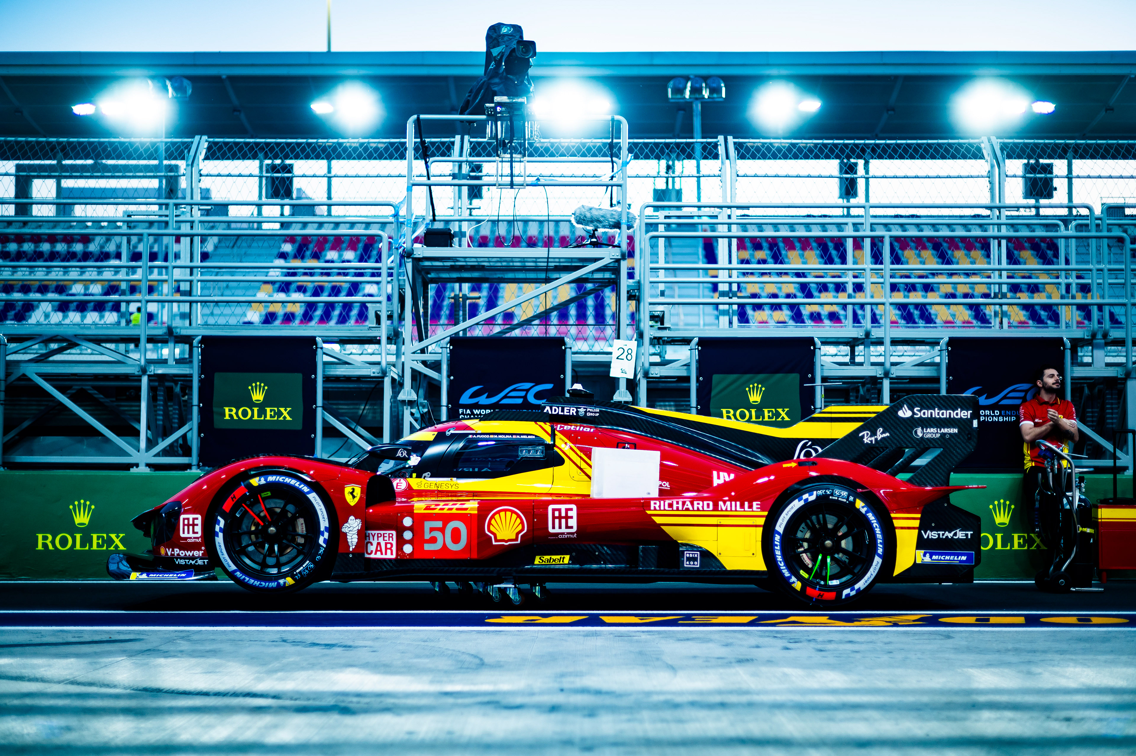 #50 FERRARI AF CORSE ITA M Ferrari 499P  of Antonio Fuoco, Miguel Molina, Nicklas Nielsen