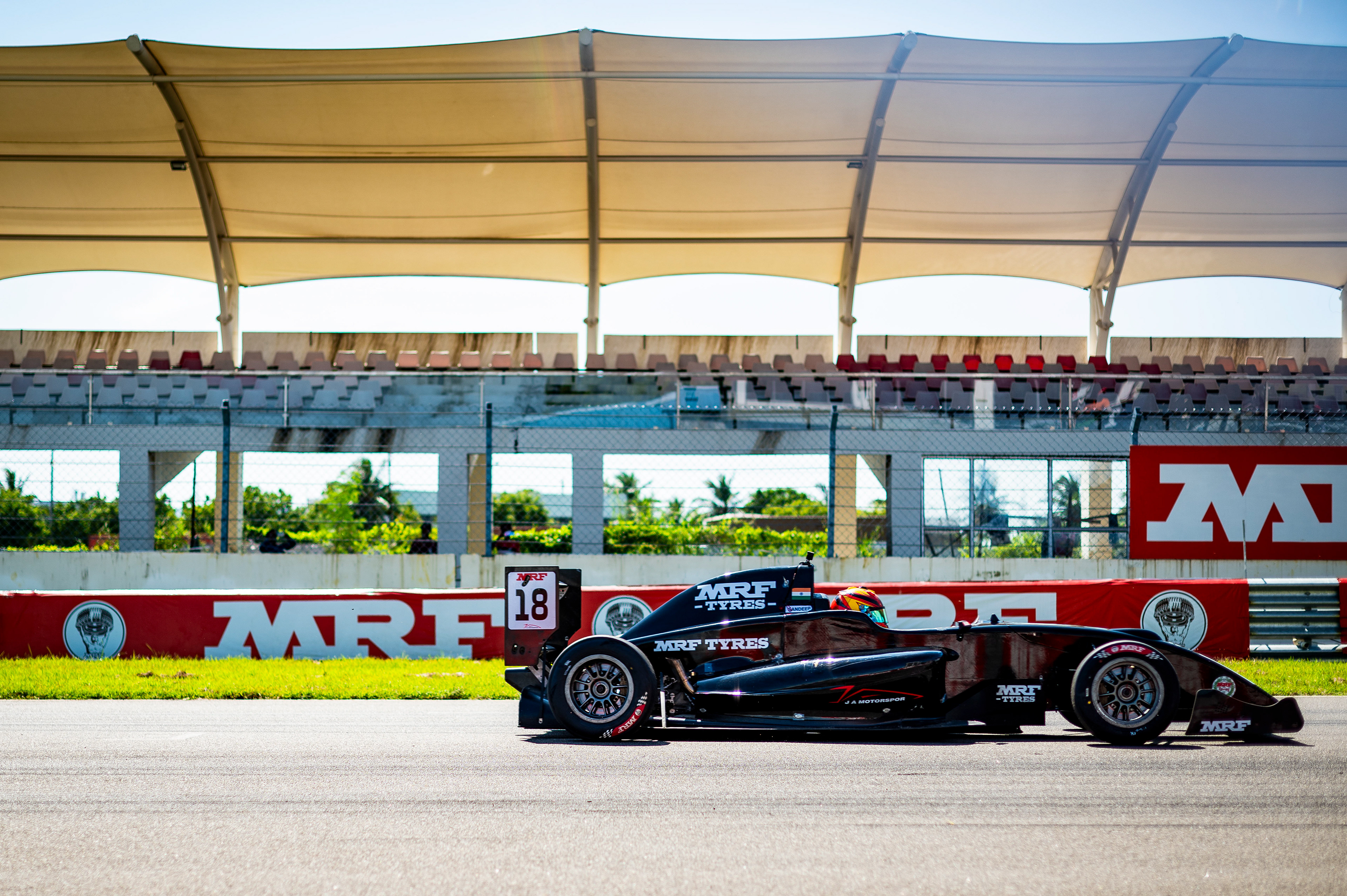 Sandeep Kumar at the grid.