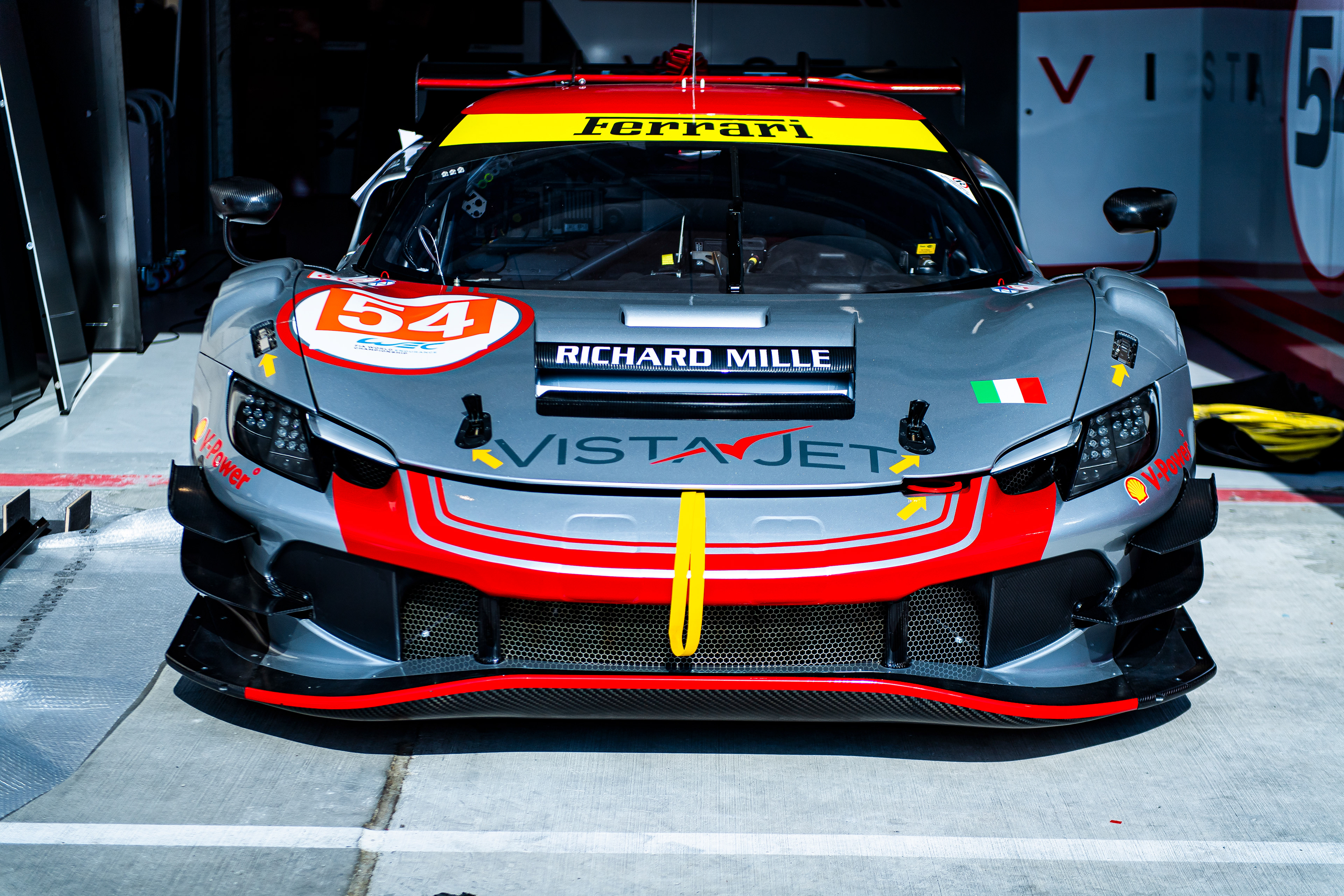 #54 VISTA AF CORSE  ITA G Ferrari 296 LMGT3 of Thomas Flohr, Francesco Castellacci, Davide Rigon