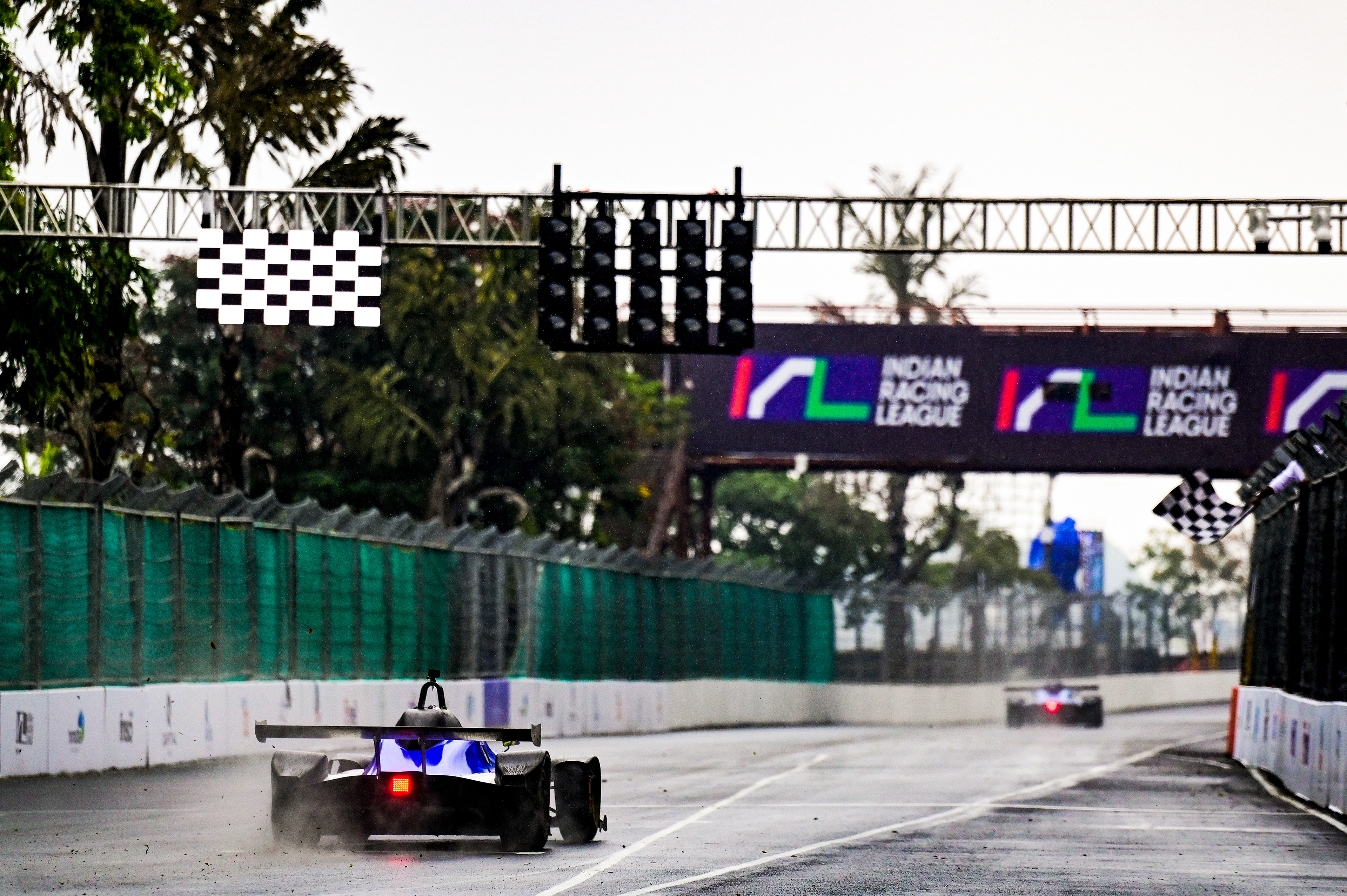Race Finish - Hyderabad Street Circuit